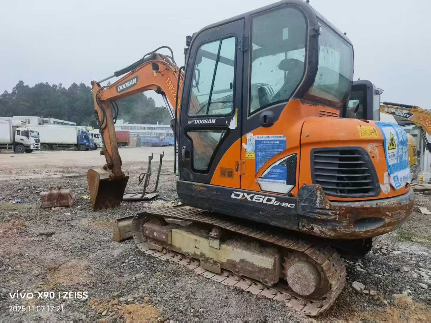 Used Doosan DX60-9C Excavator 2016 Model / 2