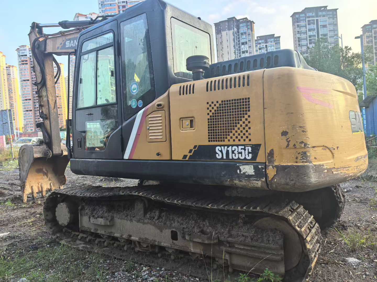 Used Sany SY135 Excavator 2019 Model
