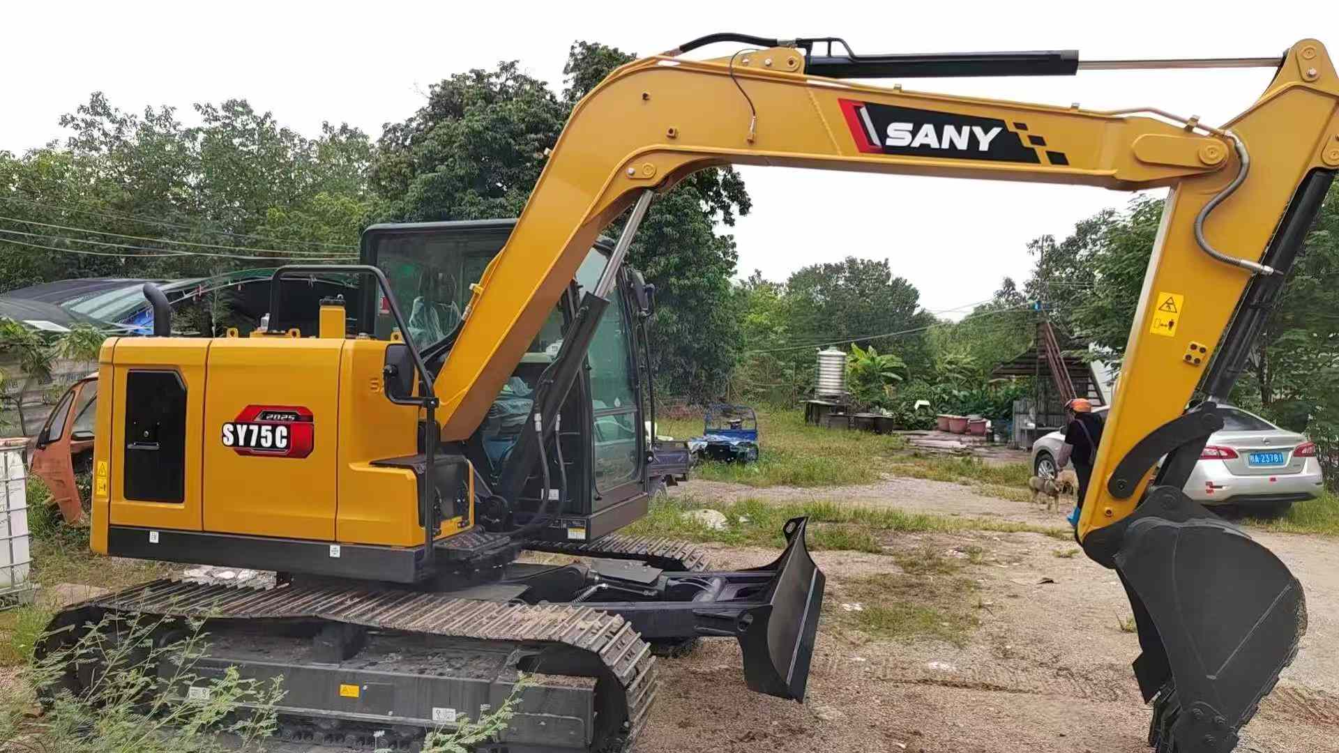 Used Sany SY75 Excavator 2016 Model