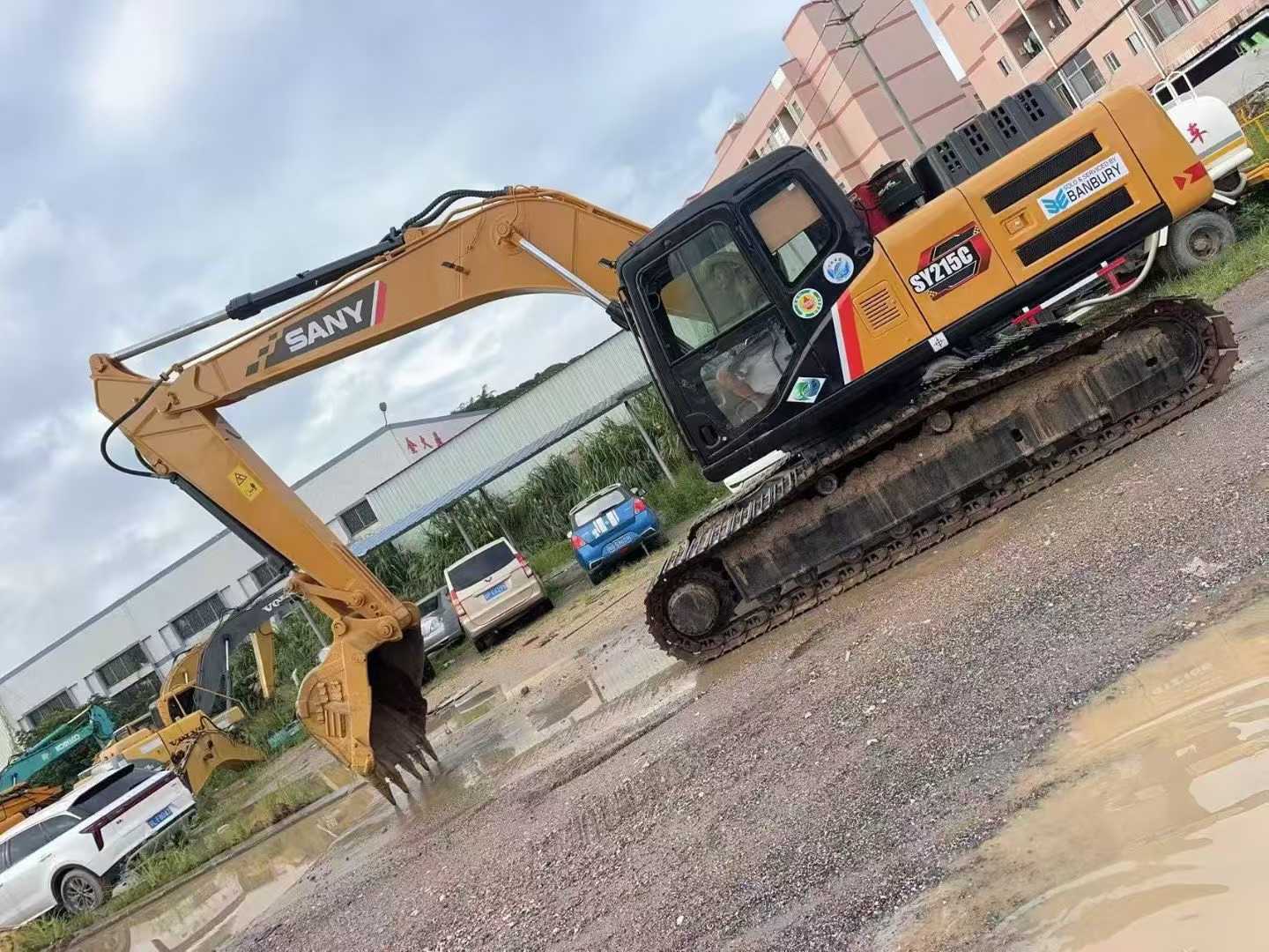 Used Sany SY215W Excavator 2016 Model