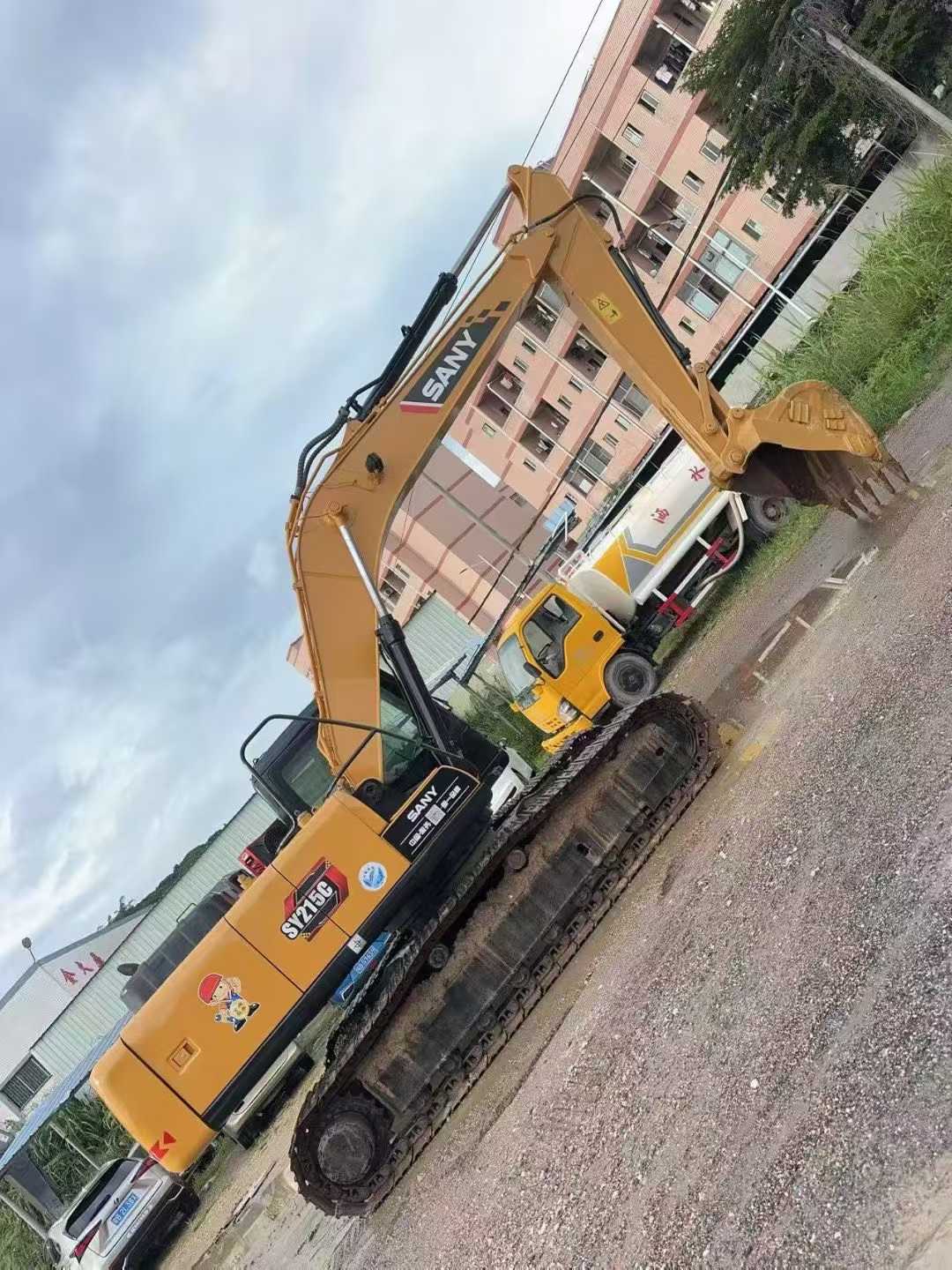 Used Sany SY215W Excavator 2016 Model / 2