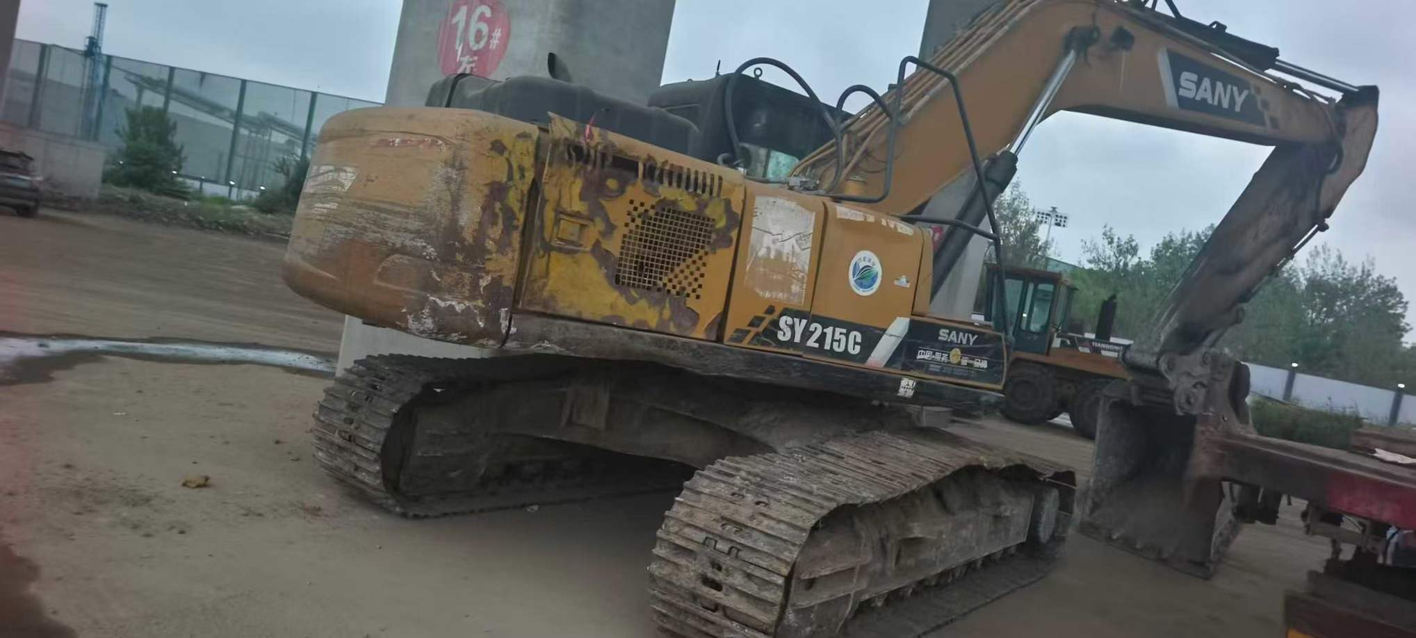 Used Sany SY215W Excavator 2018 Model
