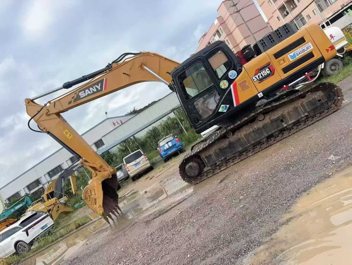 Used Sany SY215W Excavator 2016 Model