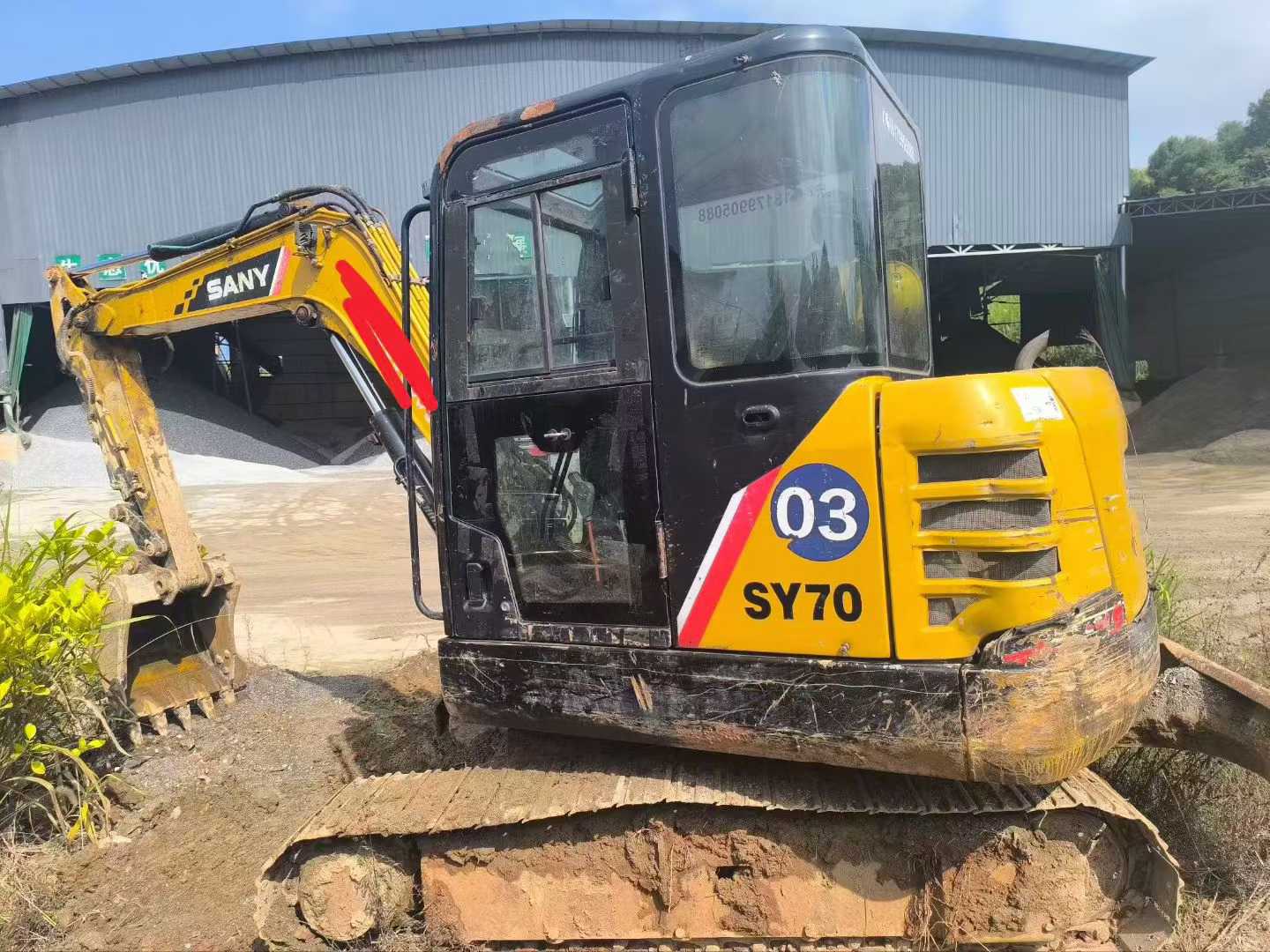 Used Sany SY55 Excavator 2019 Model
