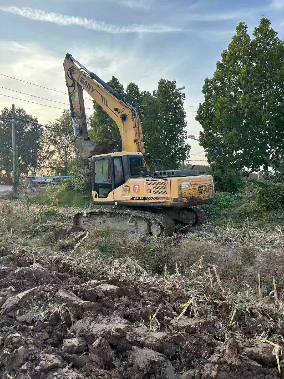 Used Sany SY215ACE Excavator 2013 Model