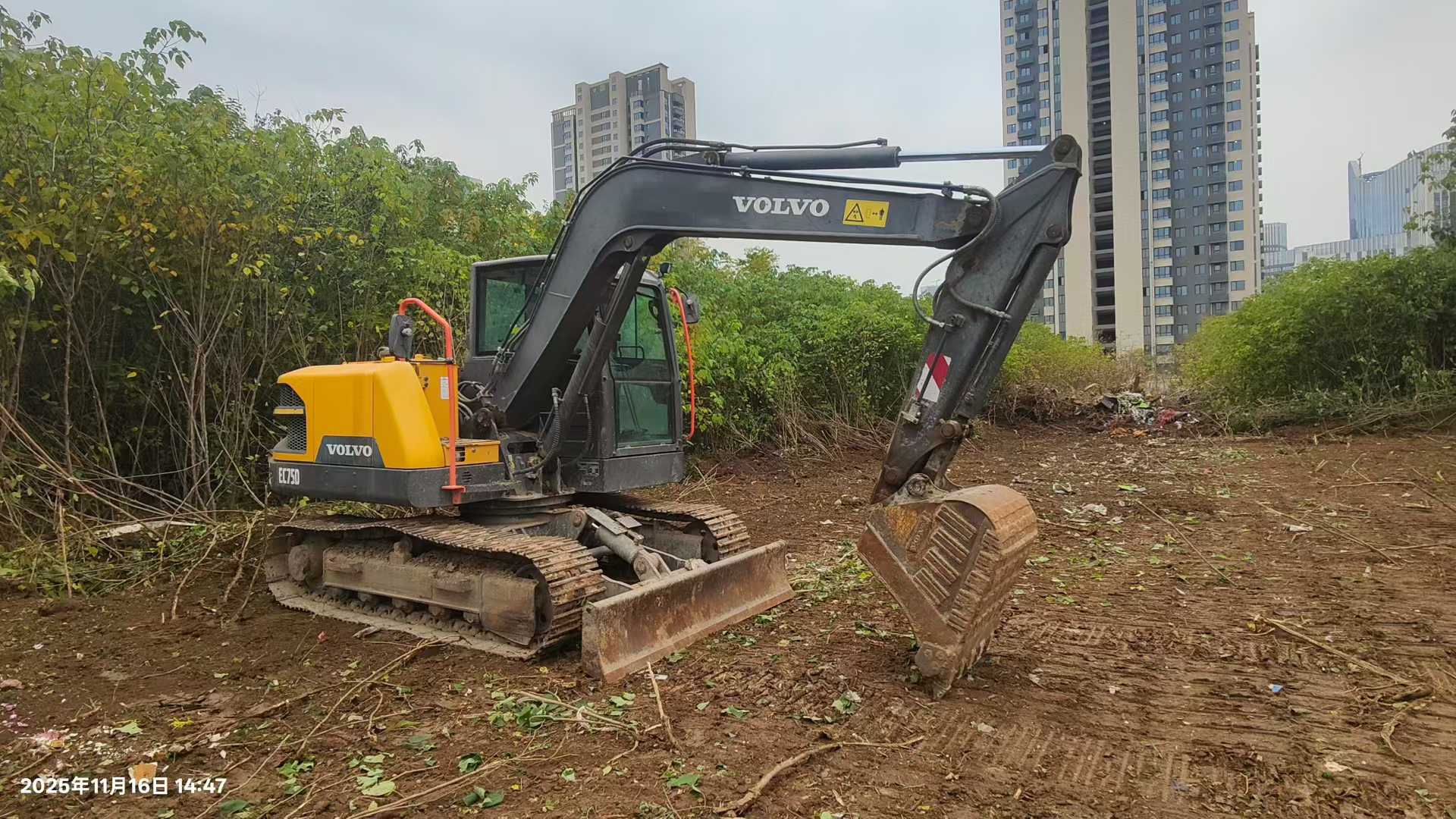Used Volvo EC75D Excavator 2019 Model