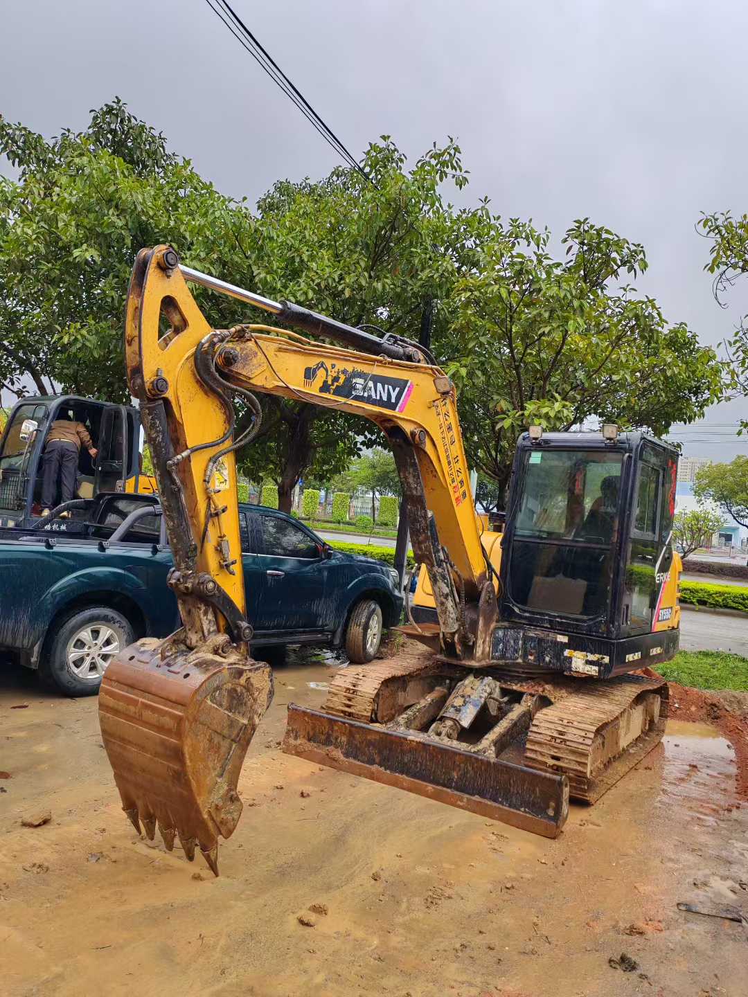 Used Sany SY55 Excavator 2021 Model