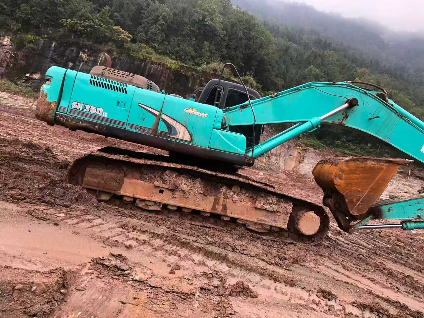 Used Kobelco SK350LC SuperX Excavator 2011 Model