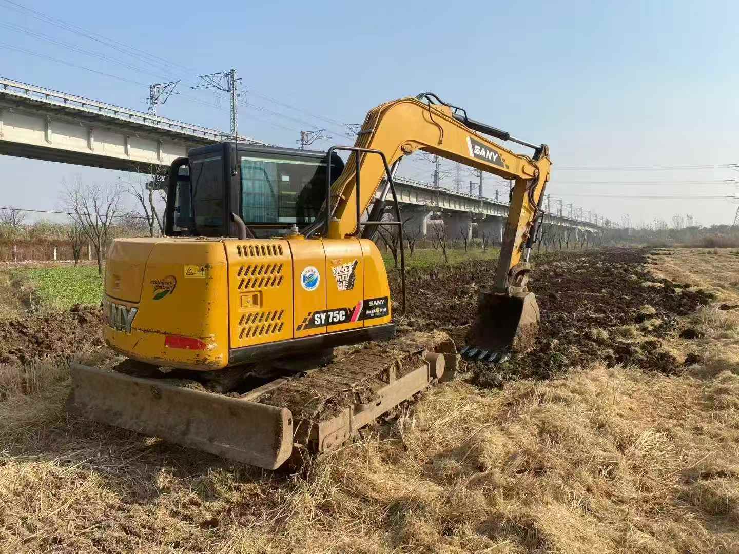 Used Sany SY75 Excavator 2020 Model / 2