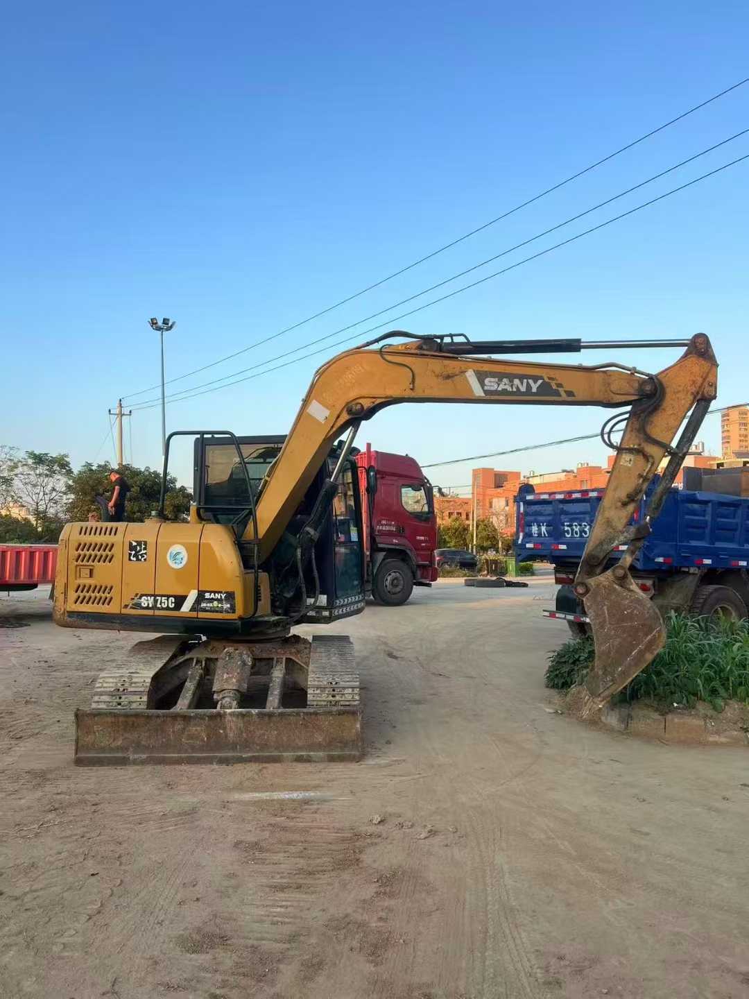 Used Sany SY65W Excavator 2016 Model
