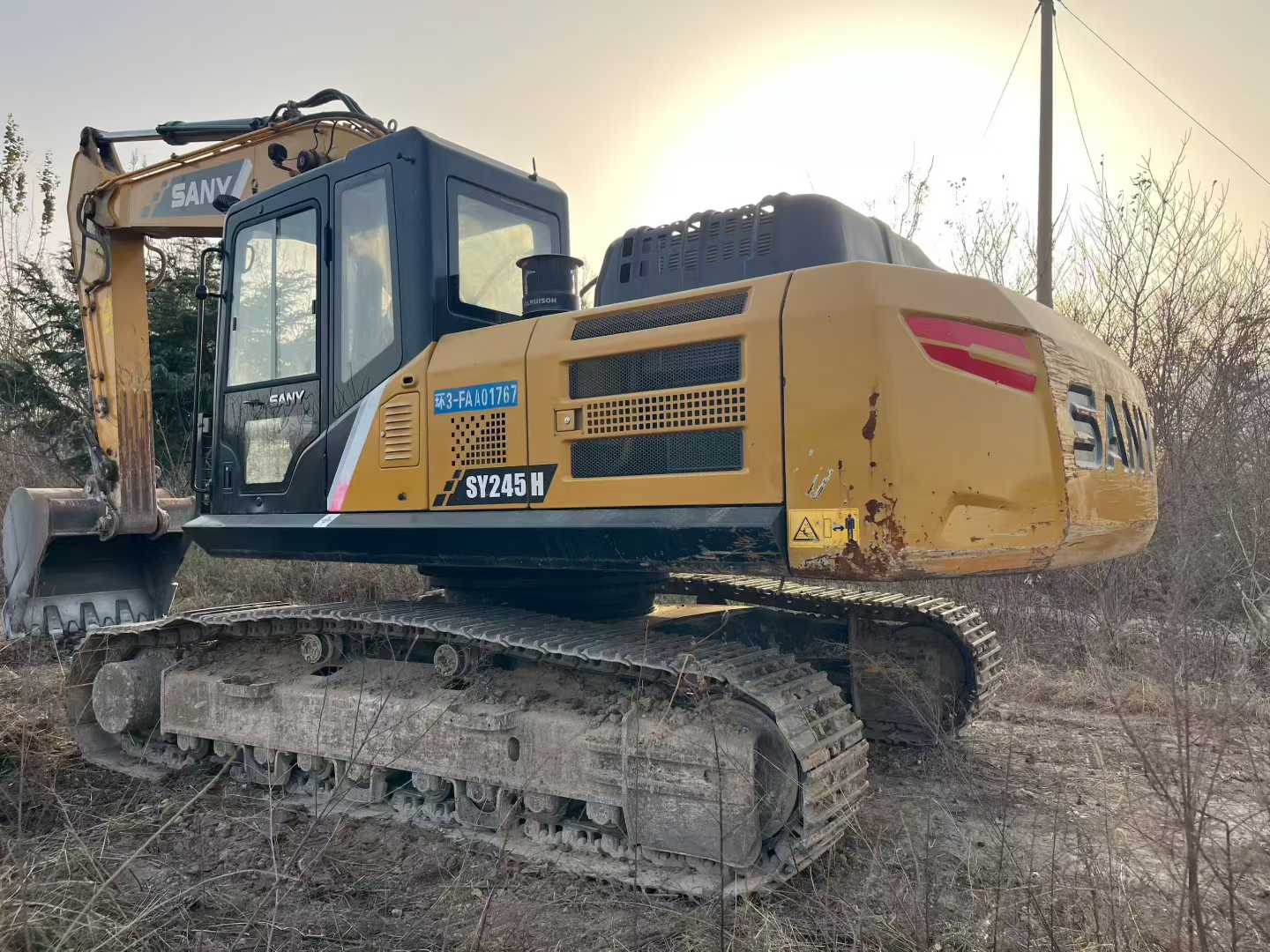 Used Sany SY245H Excavator 2016 Model