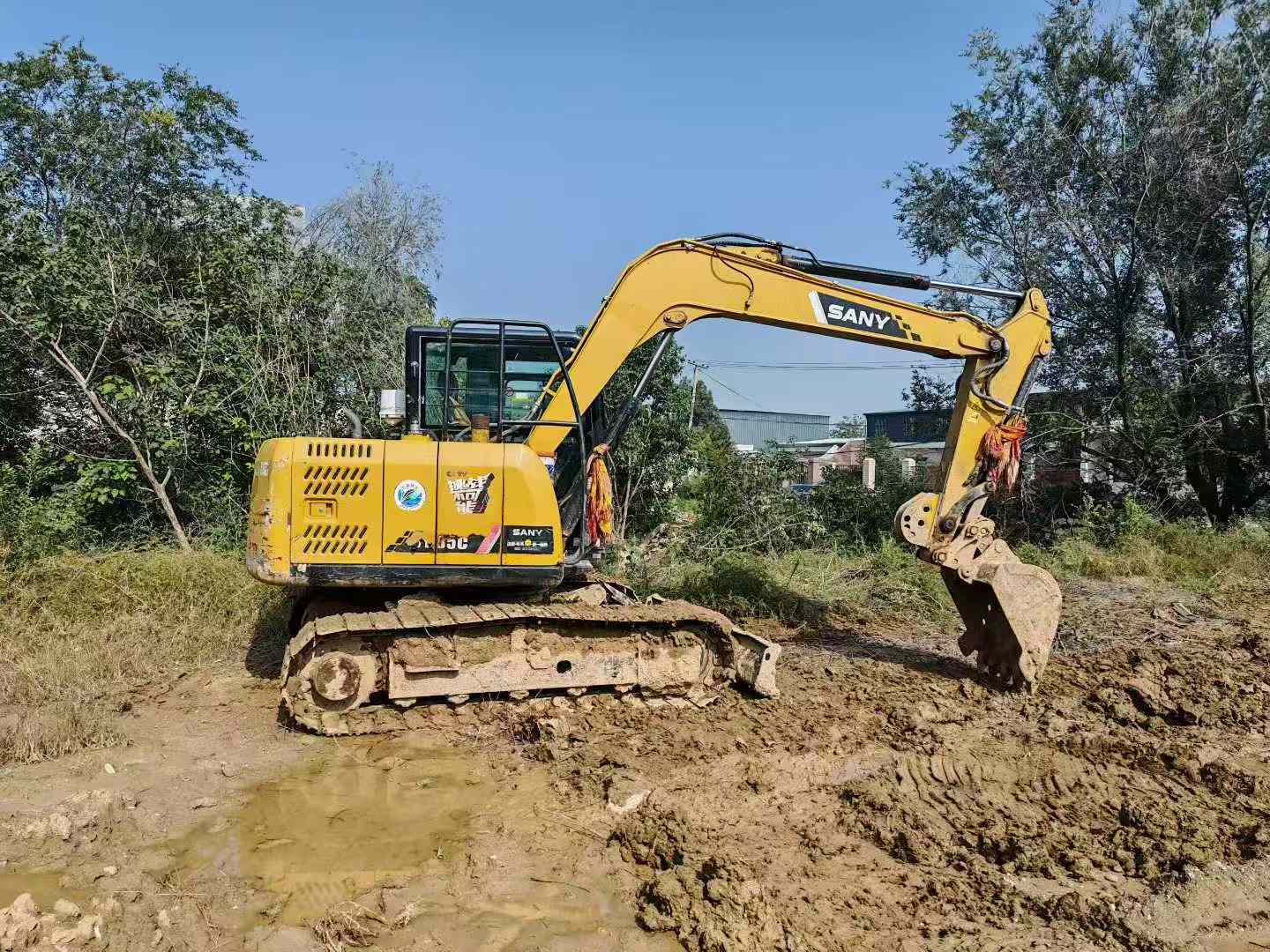 Used Sany SY75 Excavator 2018 Model