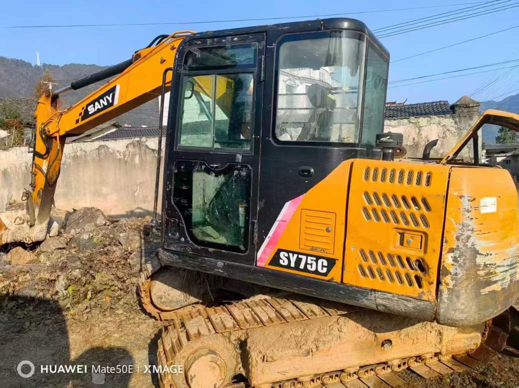 Used Sany SY75 Excavator 2018 Model