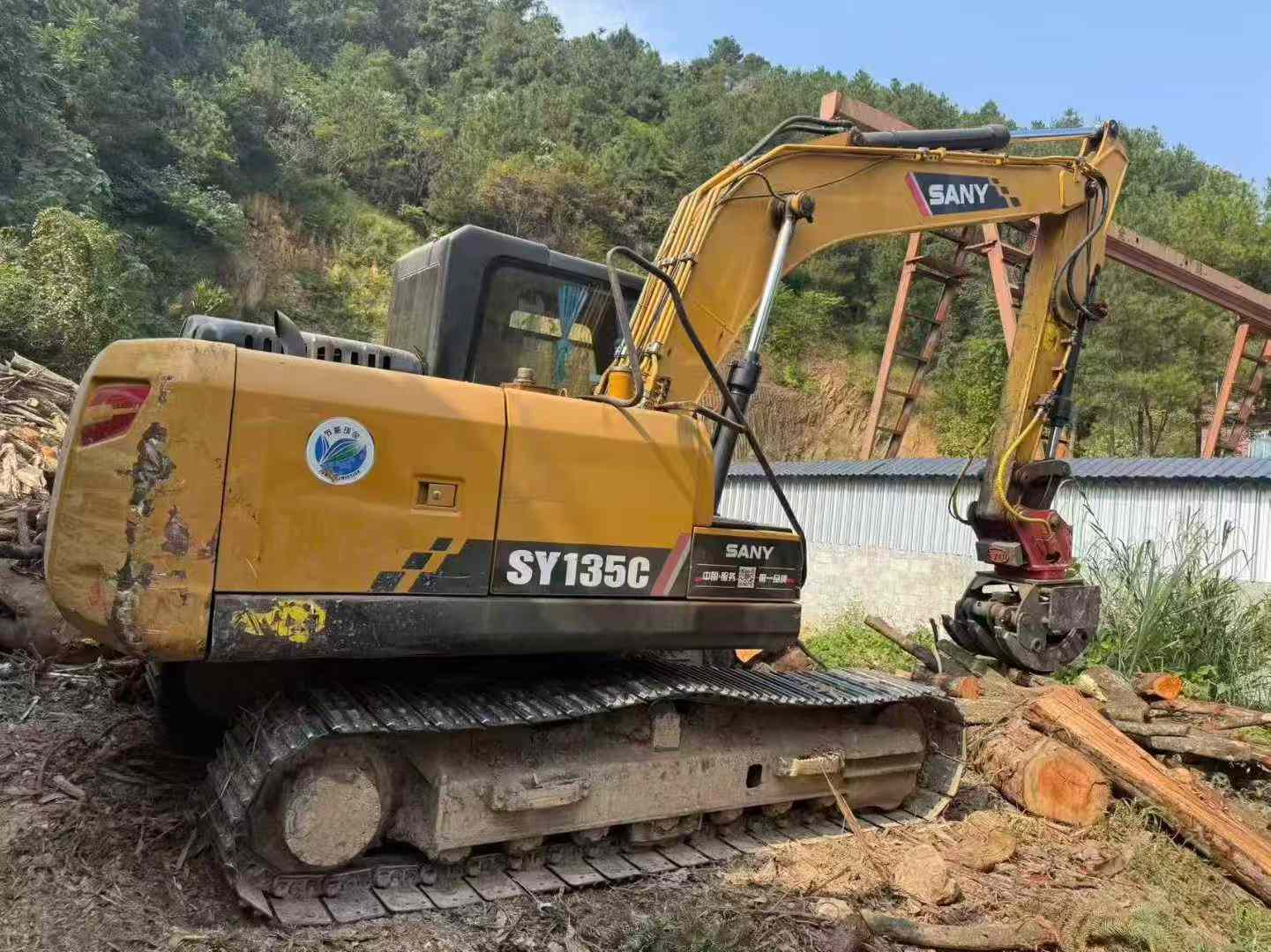 Used Sany SY135 Excavator 2021 Model