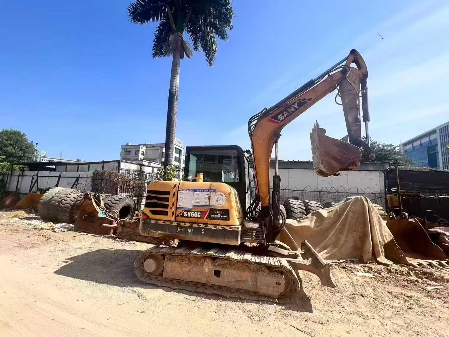 Used Sany SY60 Excavator 2016 Model