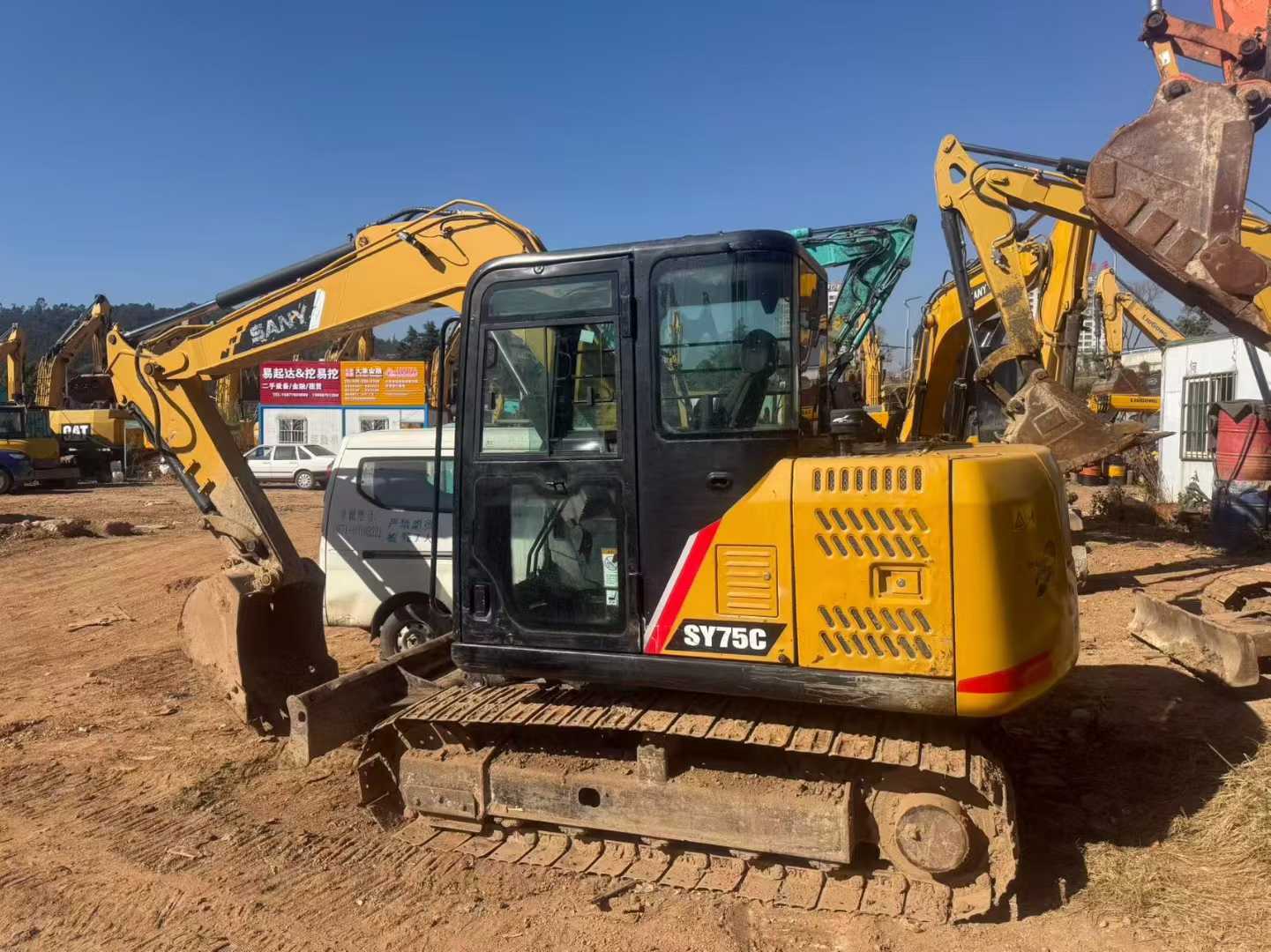 Used Sany SY75 Excavator 2018 Model