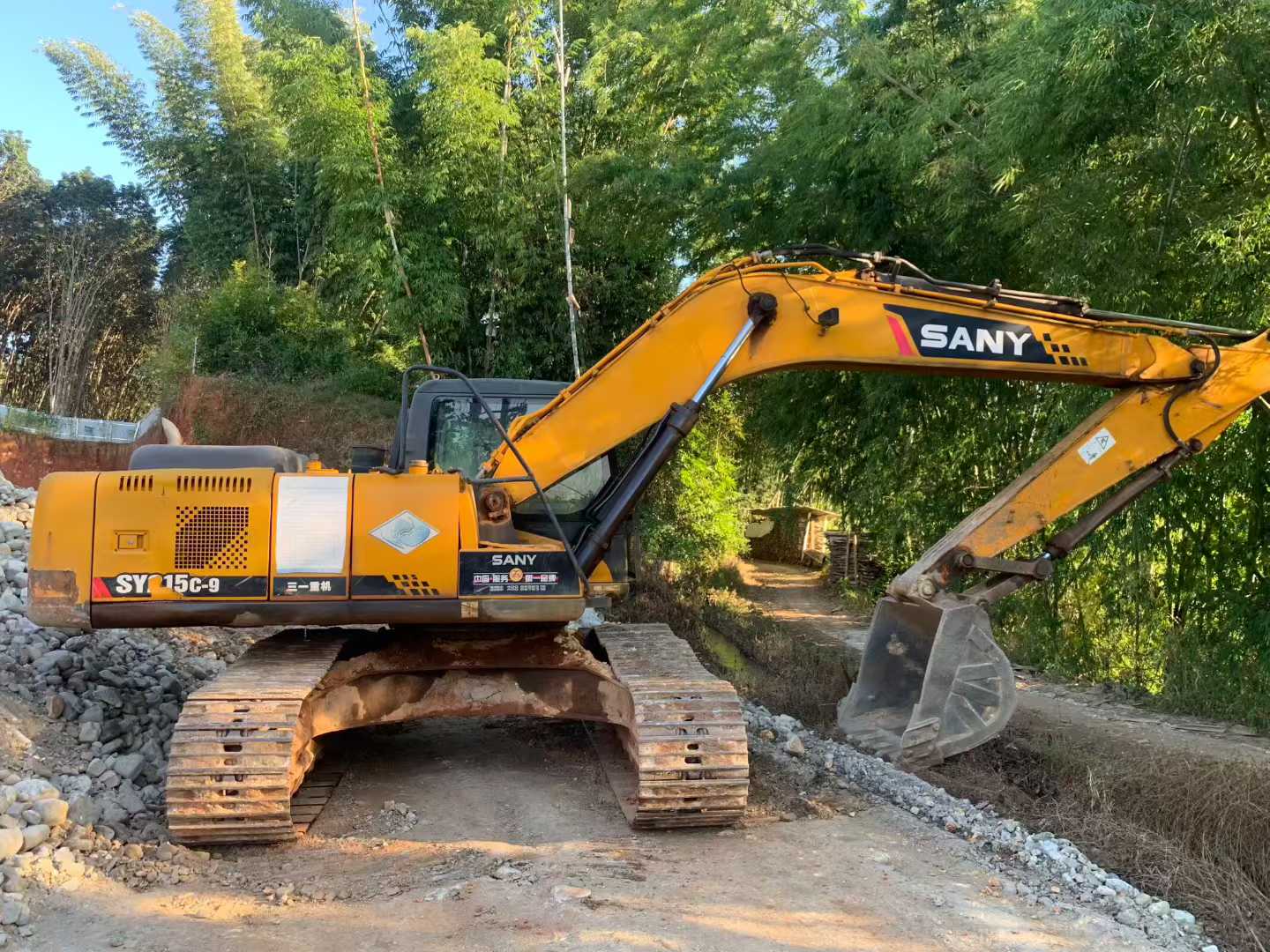 Used Sany SY215W Excavator 2016 Model
