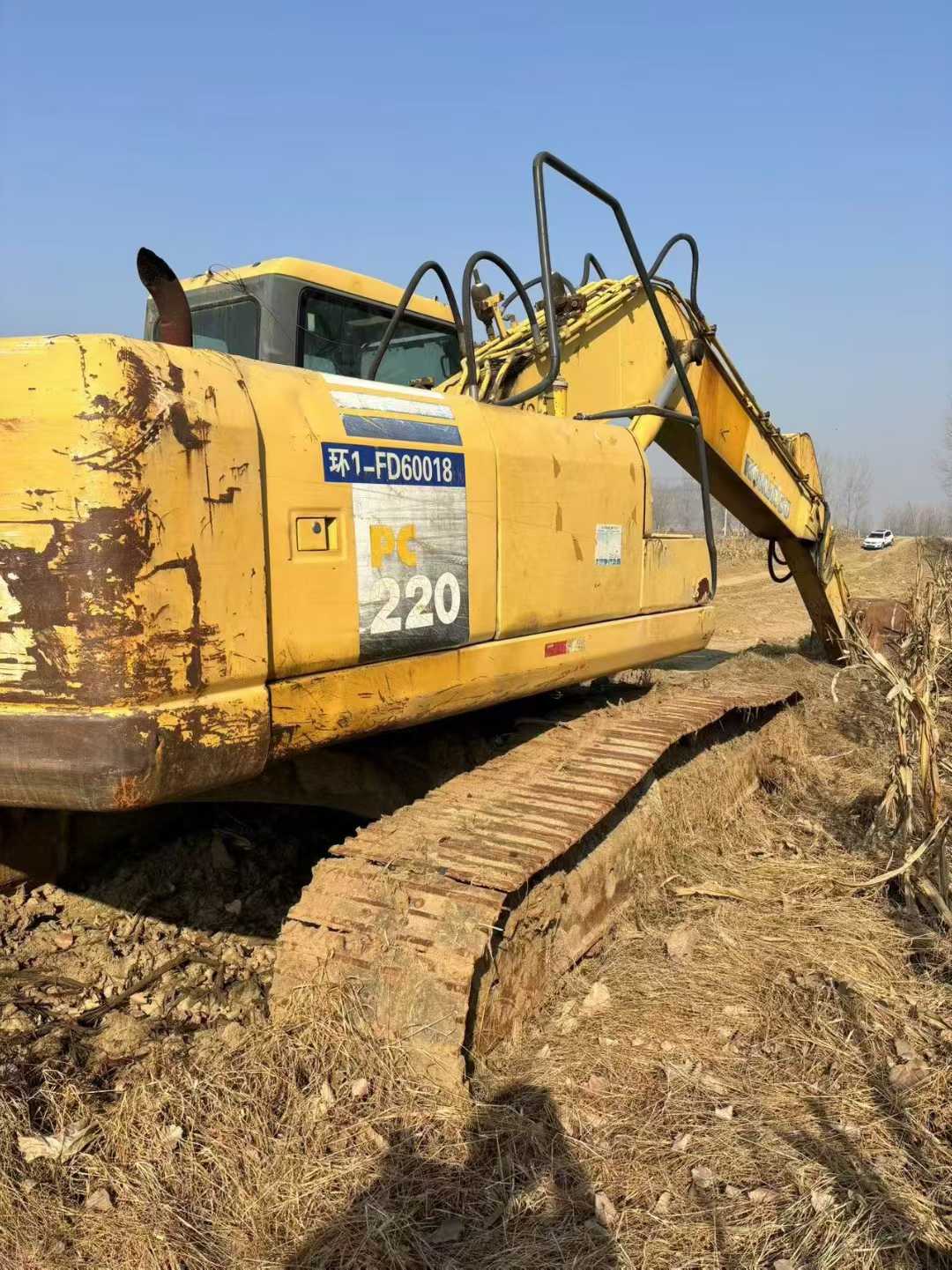 Used Komatsu PW220-7 Excavator 2009 Model