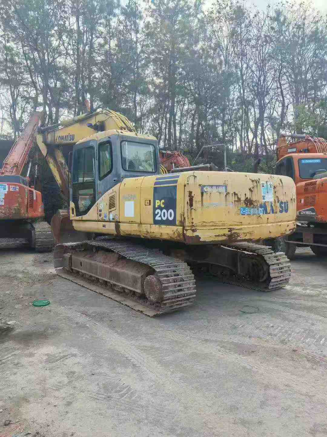 Used Komatsu PW200-7 Excavator 2016 Model
