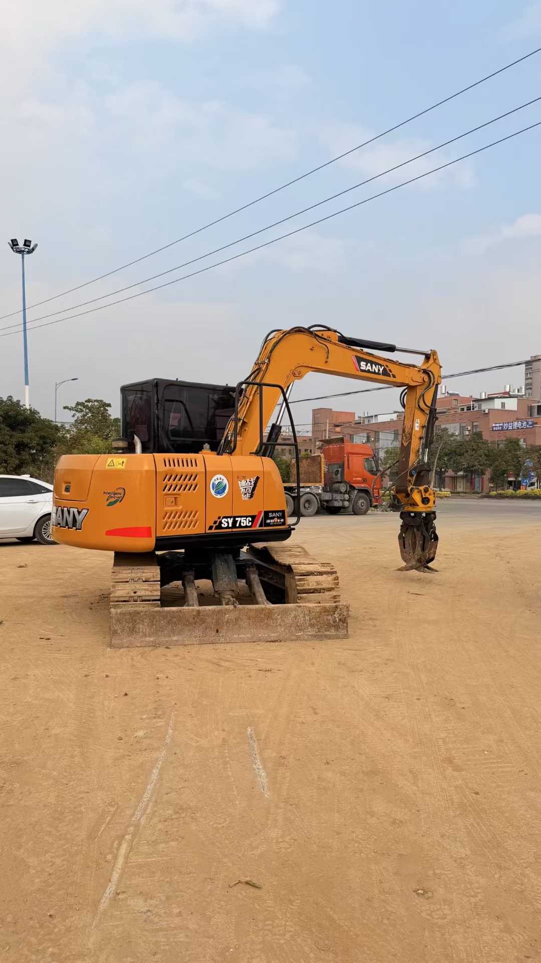 Used Sany SY75 Excavator 2016 Model