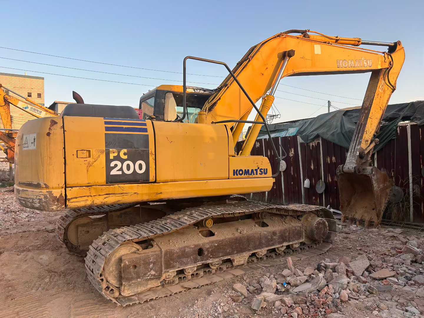 Used Komatsu PW200-7 Excavator 2016 Model
