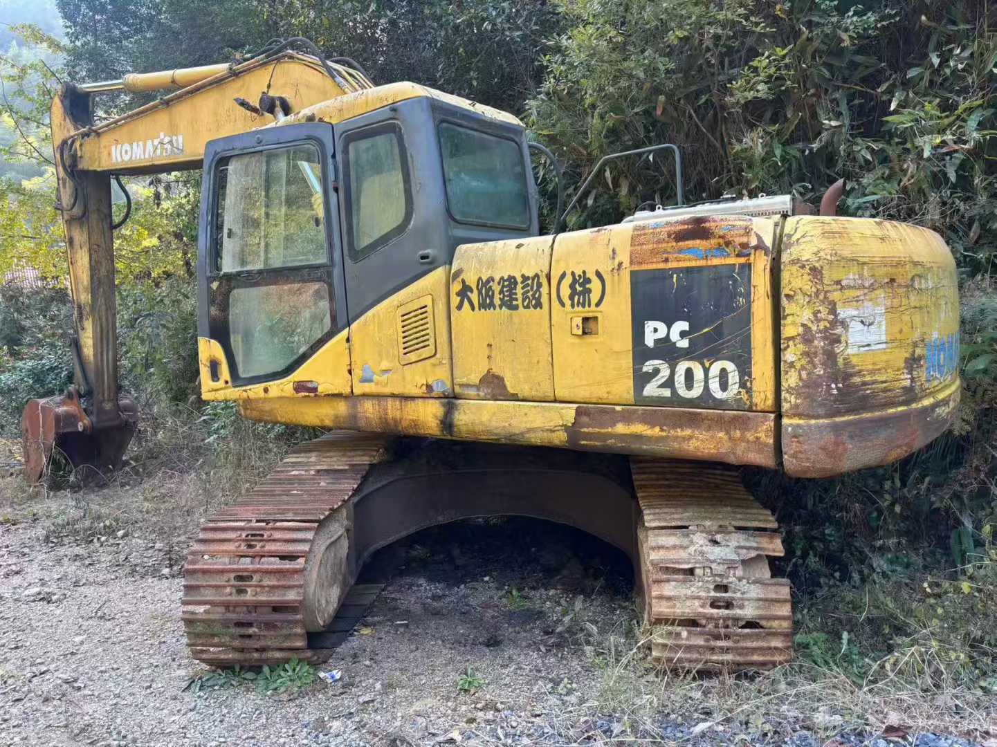 Used Komatsu PW200-7 Excavator 2016 Model