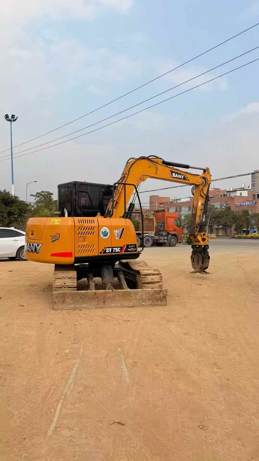 Used Sany SY75 Excavator 2016 Model / 4