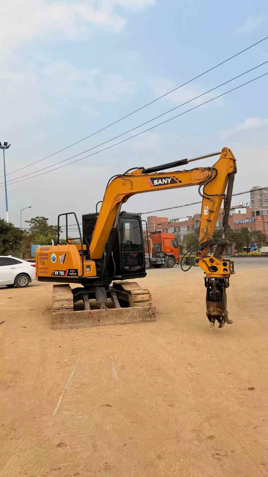 Used Sany SY75 Excavator 2016 Model