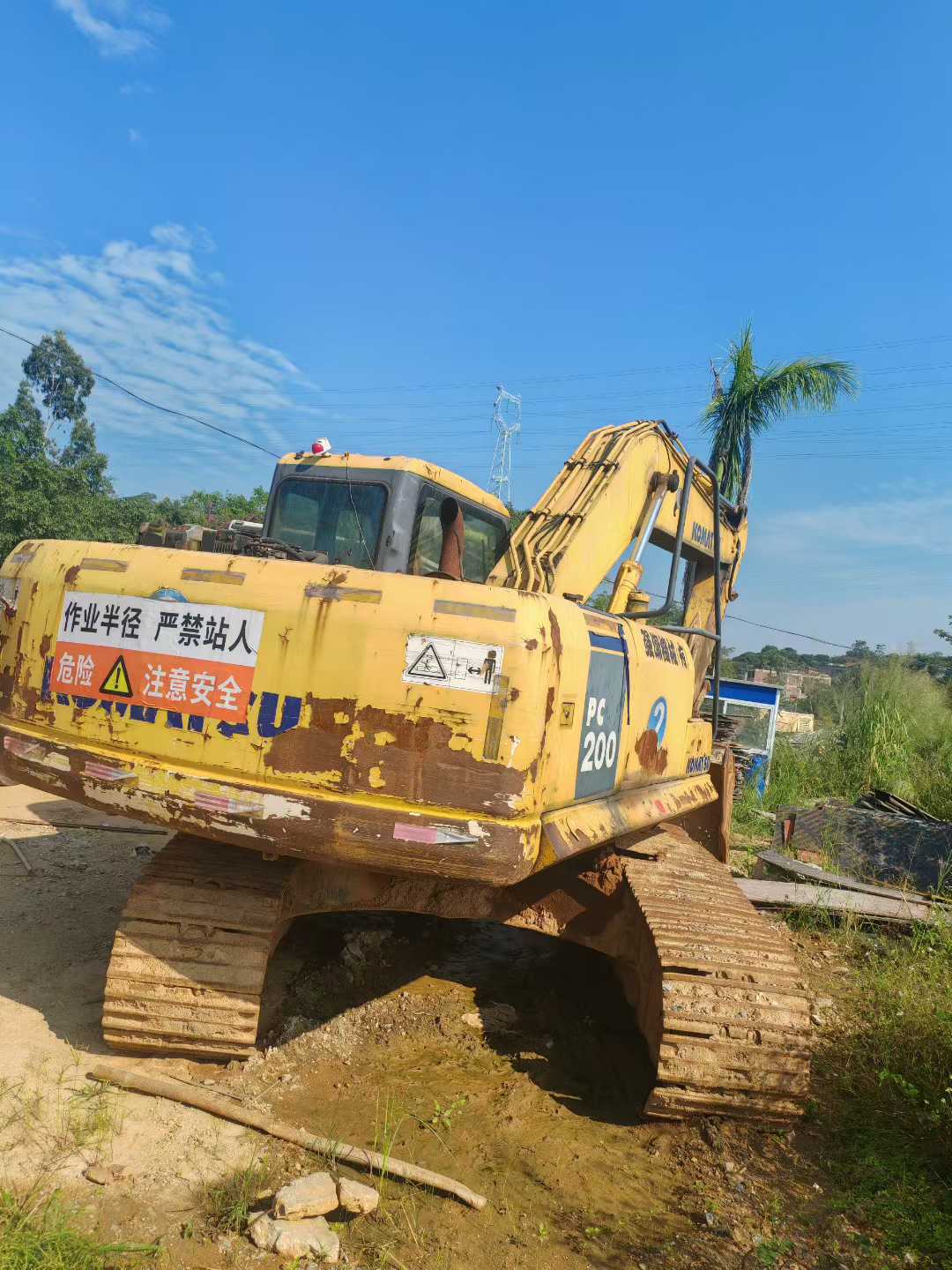 Used Komatsu PW200-7 Excavator 2016 Model