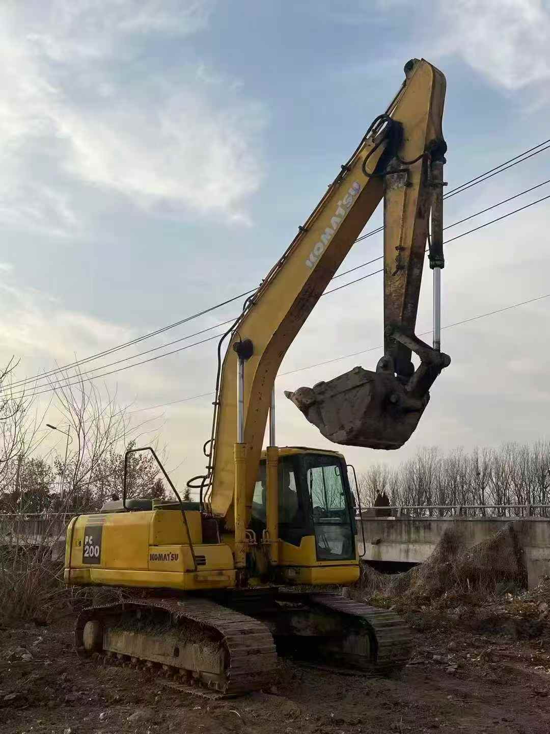 Used Komatsu PW200-7 Excavator 2016 Model
