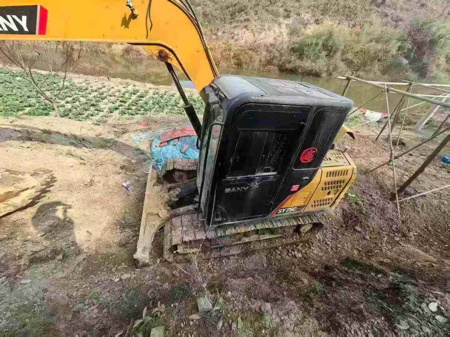 Used Sany SY75 Excavator 2016 Model