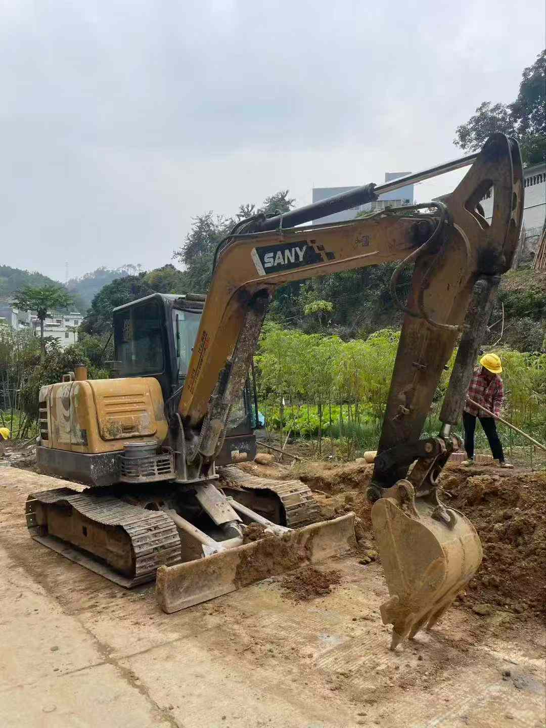 Used Sany SY55 Excavator 2016 Model / 3
