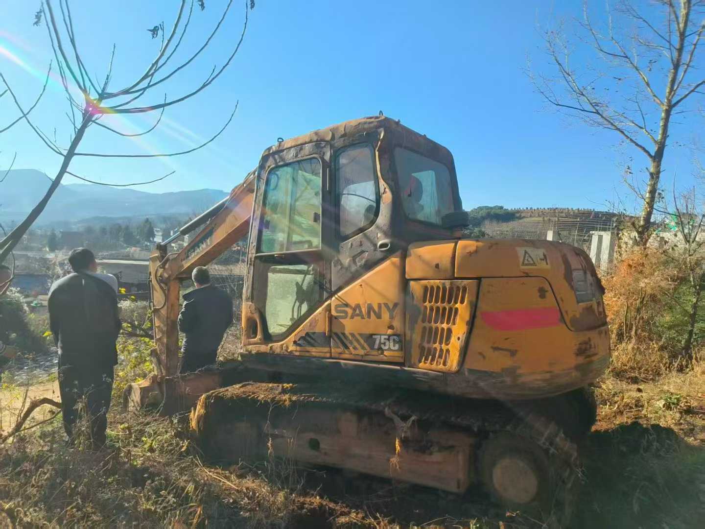 Used Sany SY75 Excavator 2016 Model / 2