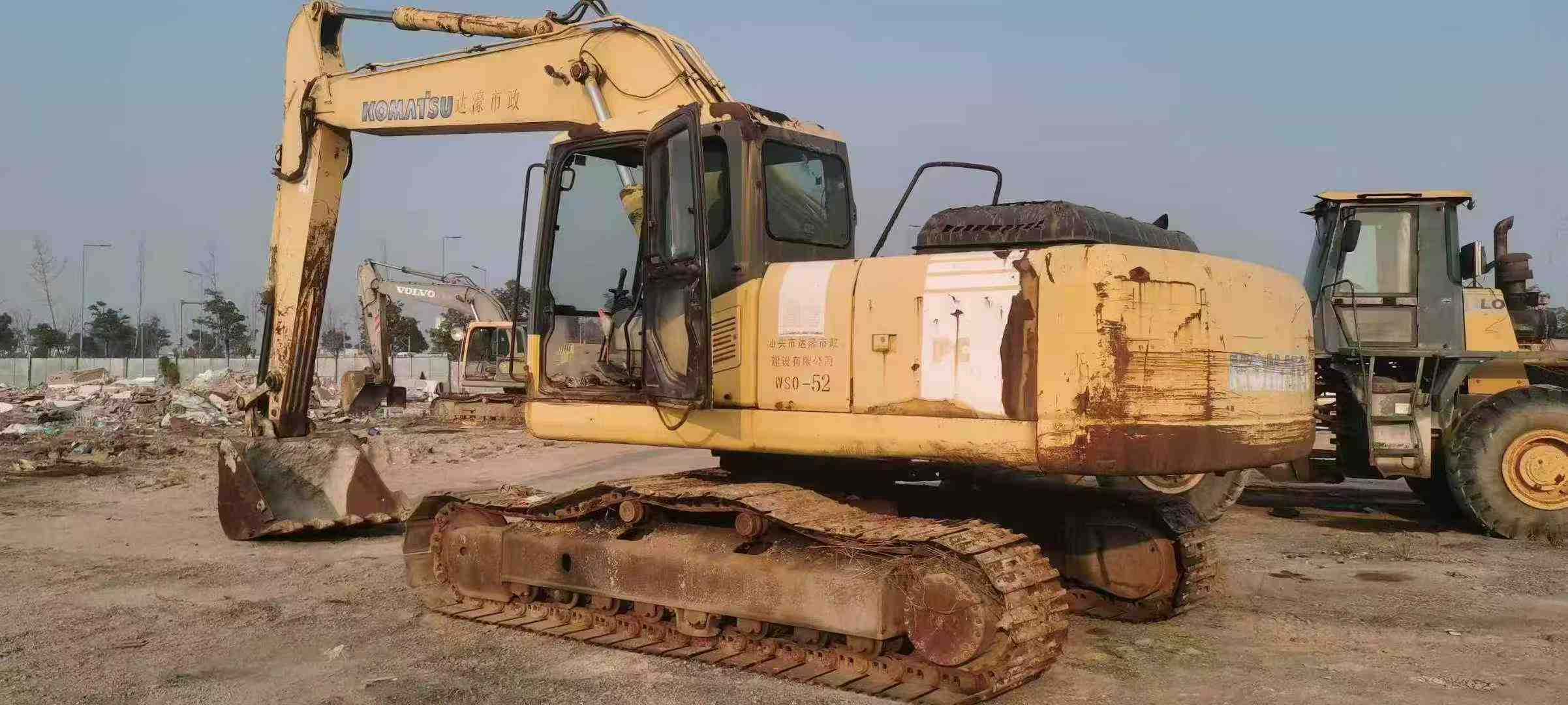 Used Komatsu PW220-7 Excavator 2016 Model / 2