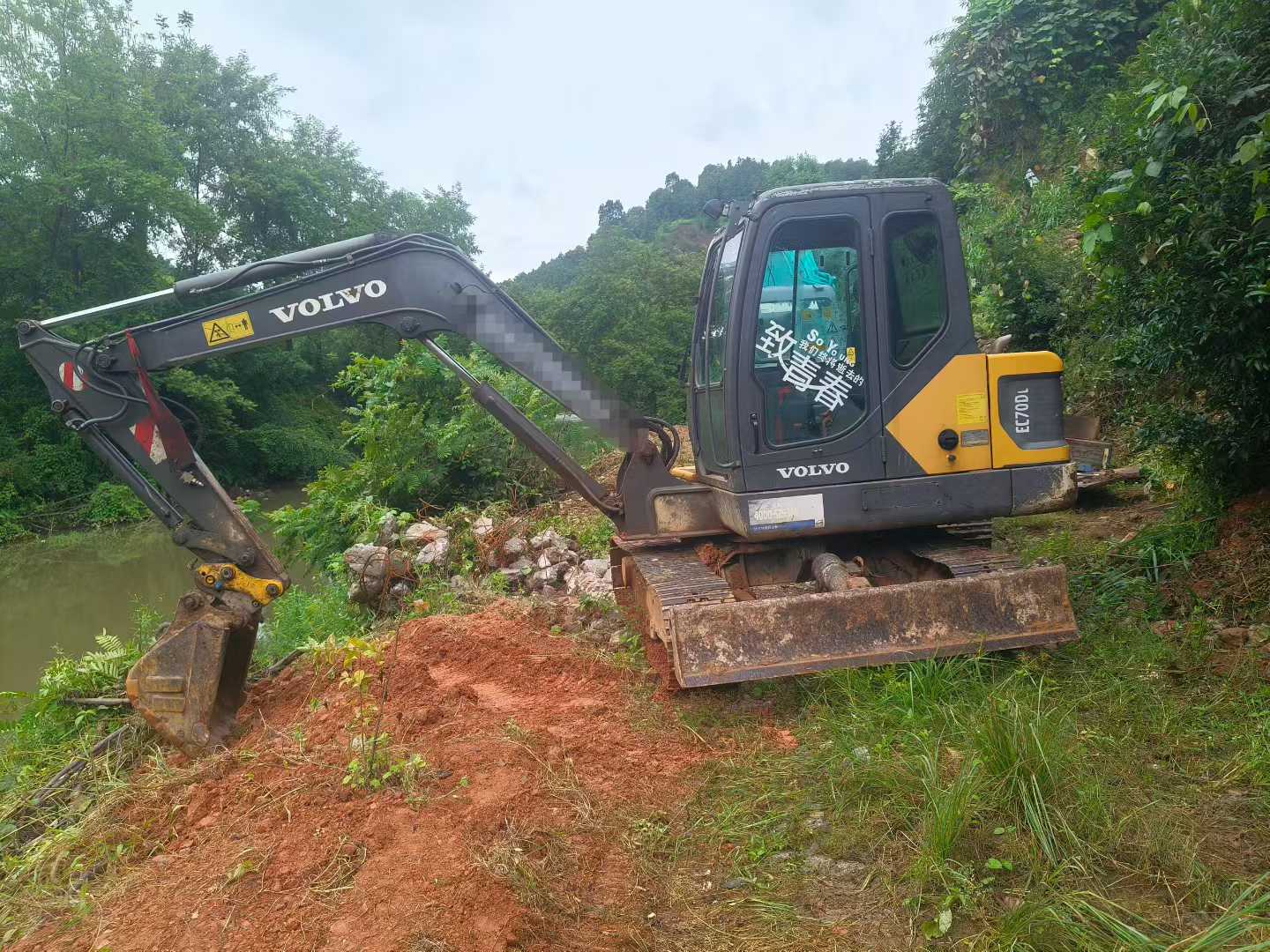 Used Volvo EW55 Excavator 2017 Model / 6