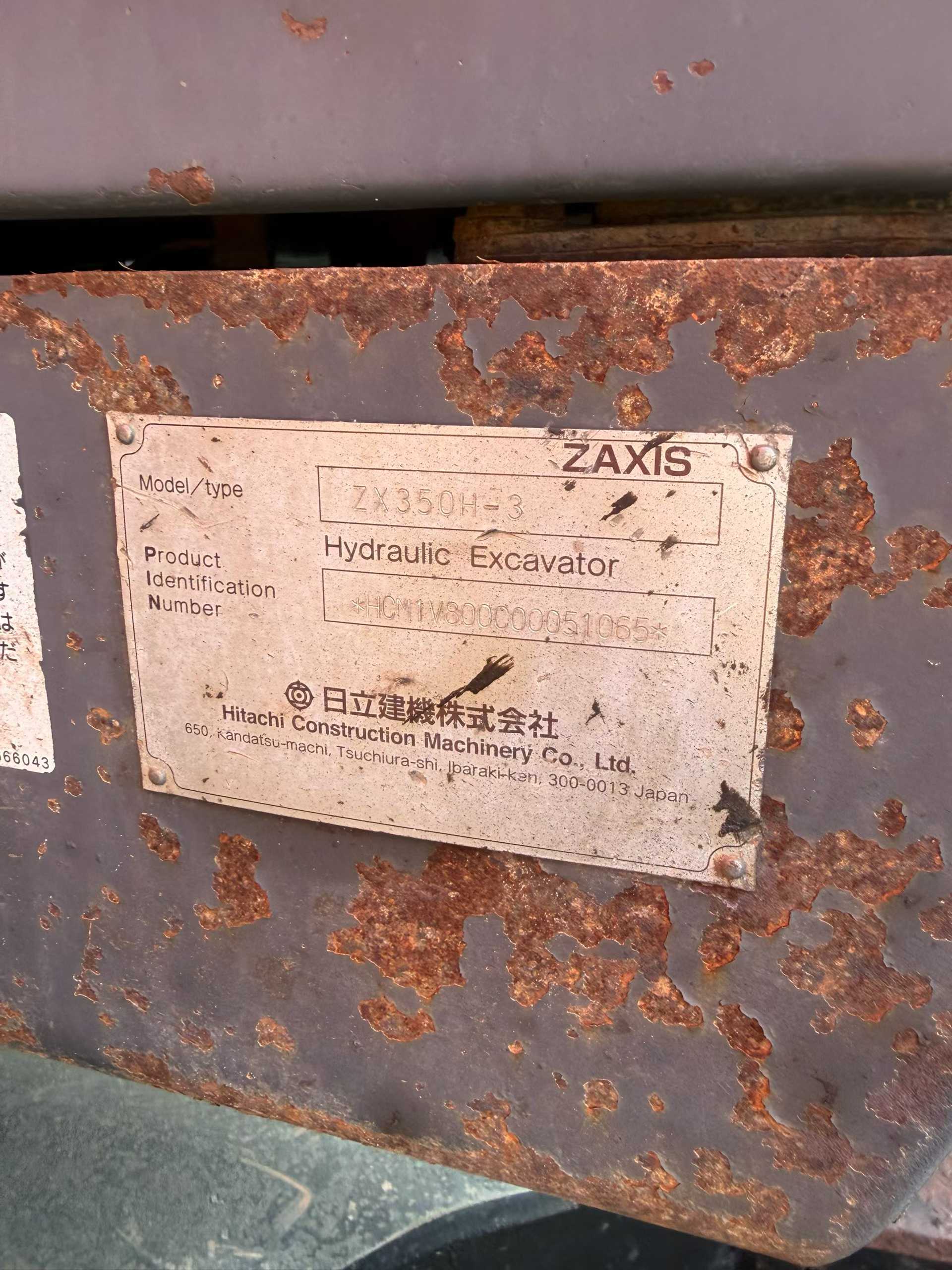 Used Hitachi ZX50 Excavator 2016 Model / 8