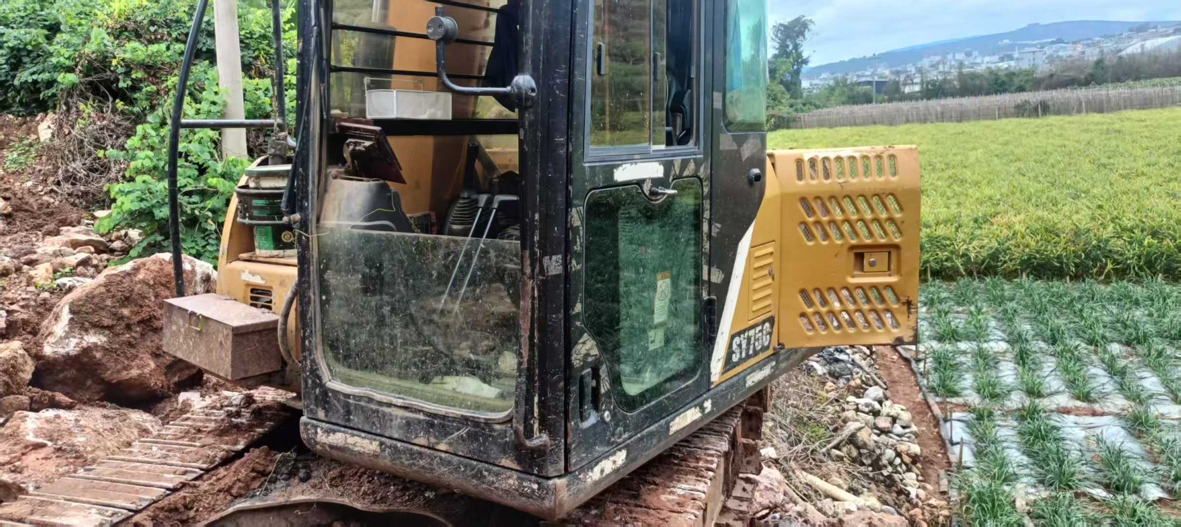 Used Sany SY75 Excavator 2017 Model