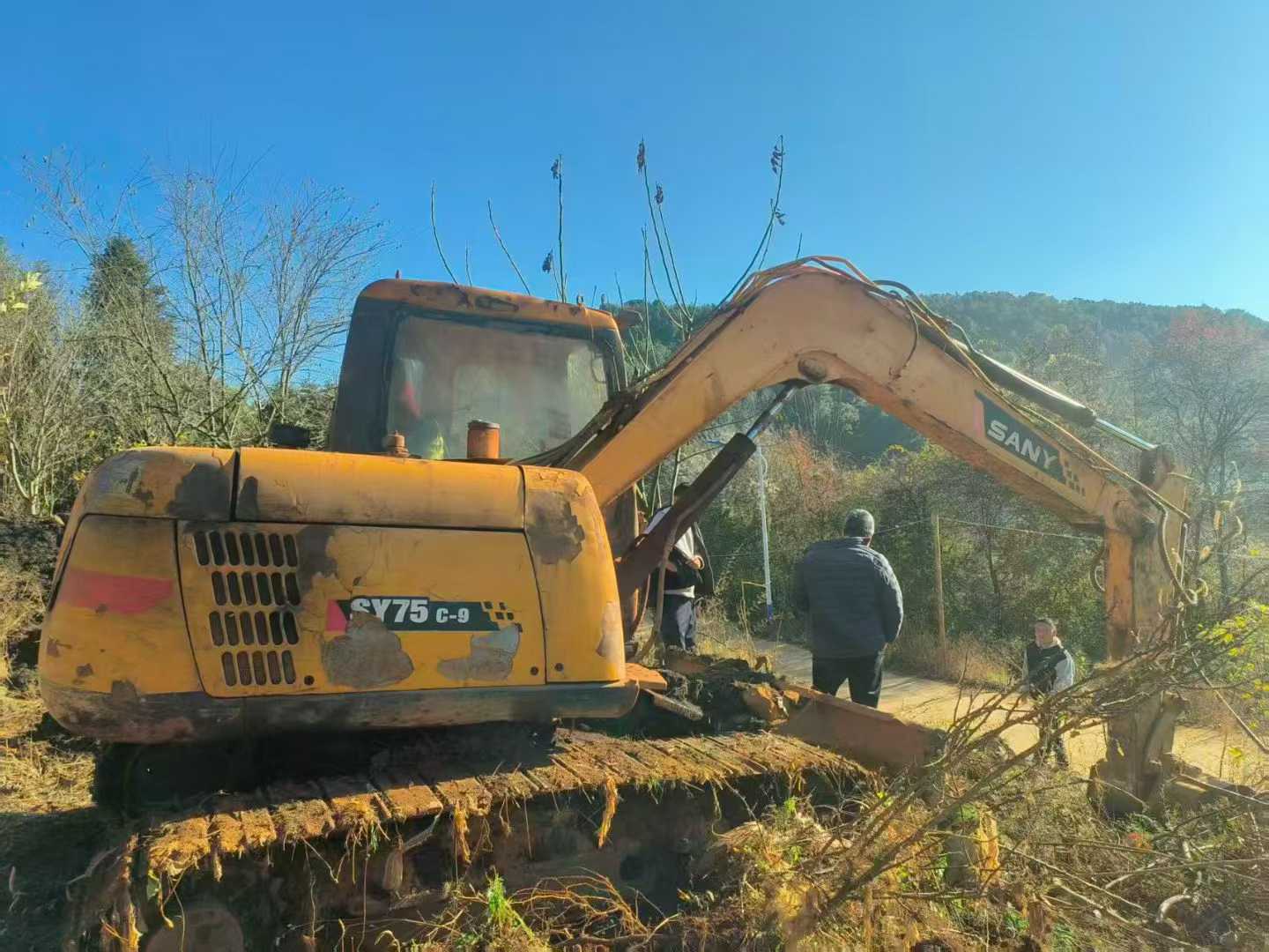 Used Sany SY75 Excavator 2016 Model