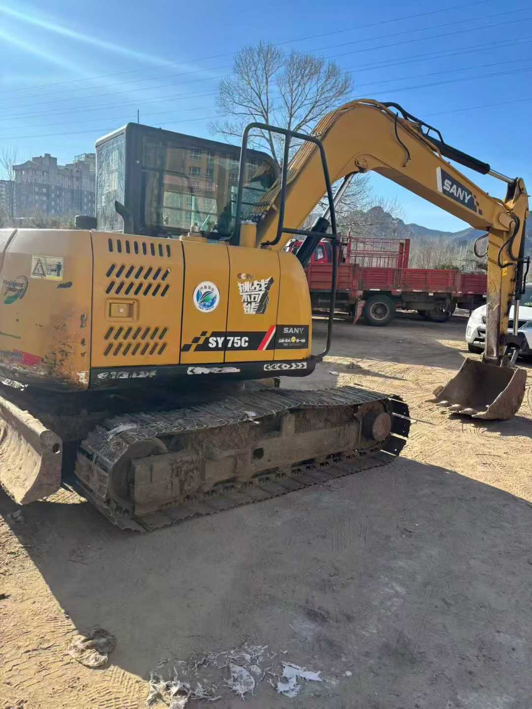 Used Sany SY75 Excavator 2018 Model / 2