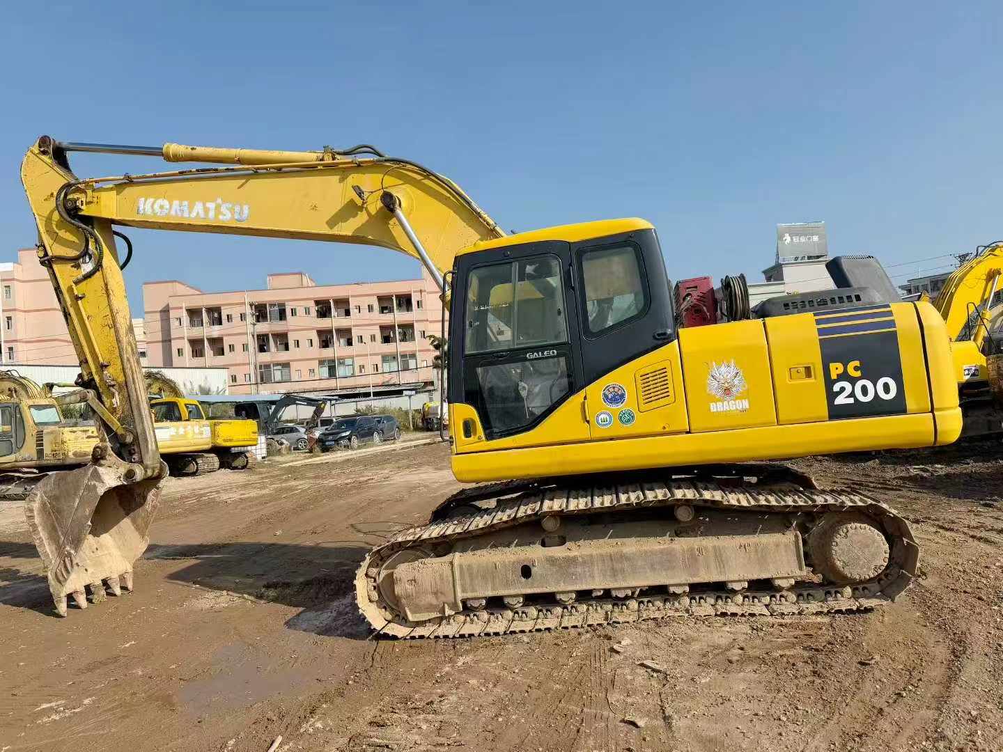 Used Komatsu PW200-7 Excavator 2016 Model