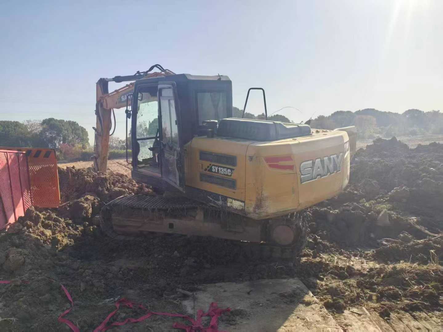 Used Sany SY135 Excavator 2021 Model