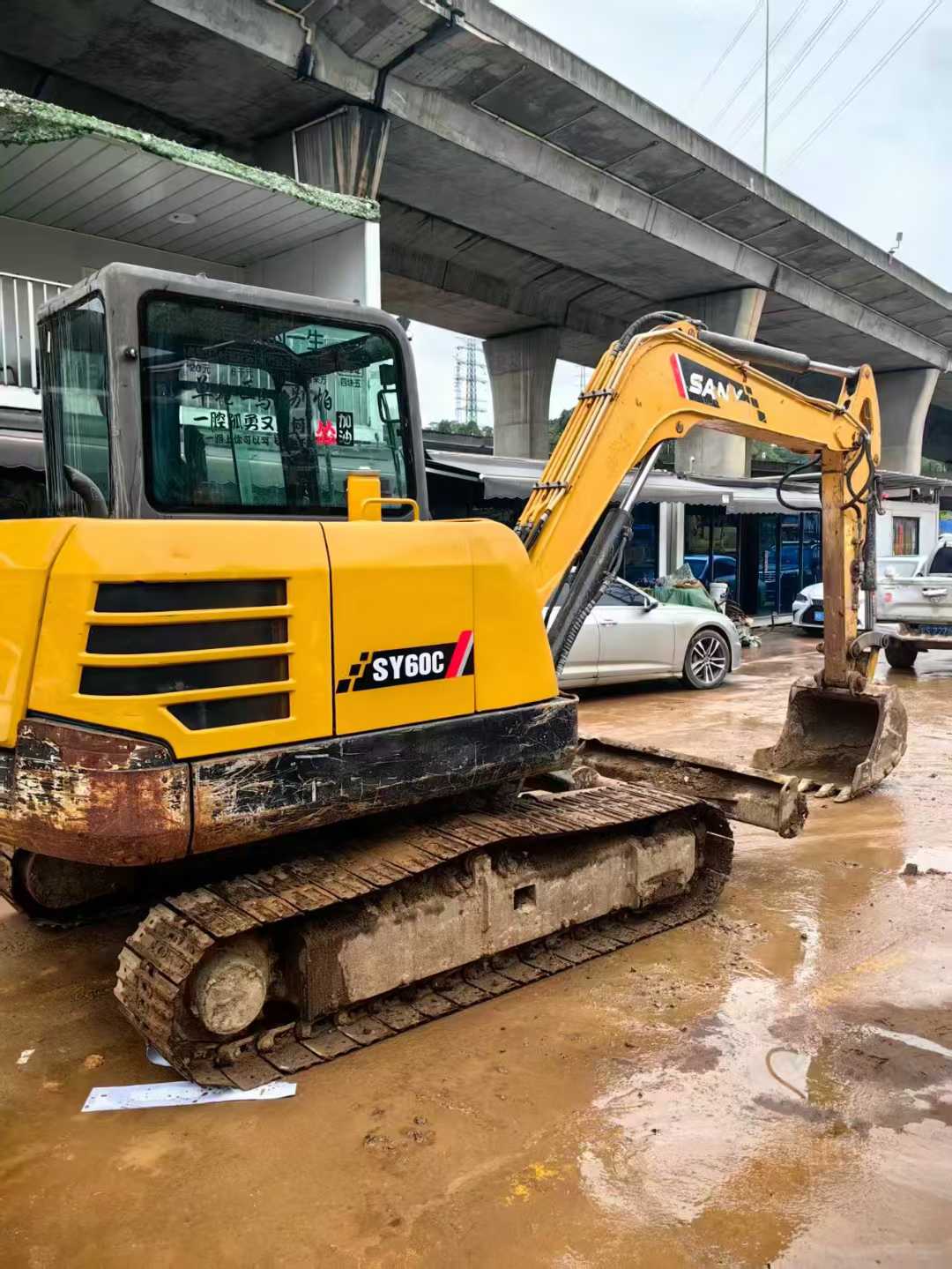 Used Sany SY55 Excavator 2016 Model / 3