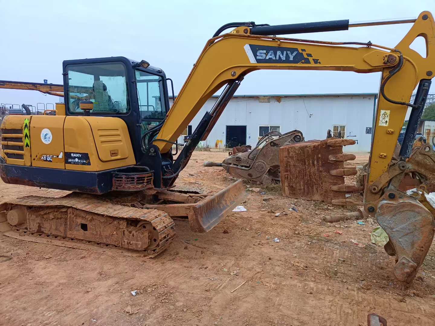 Used Sany SY55 Excavator 2018 Model / 3