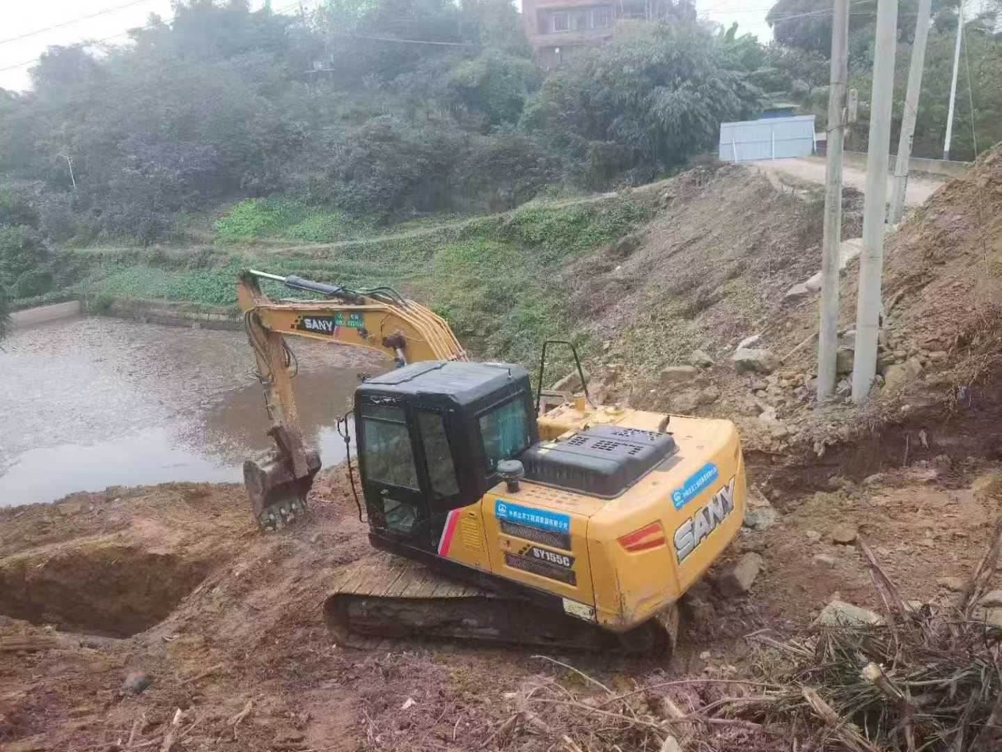 Used Sany SY135 Excavator 2020 Model / 3