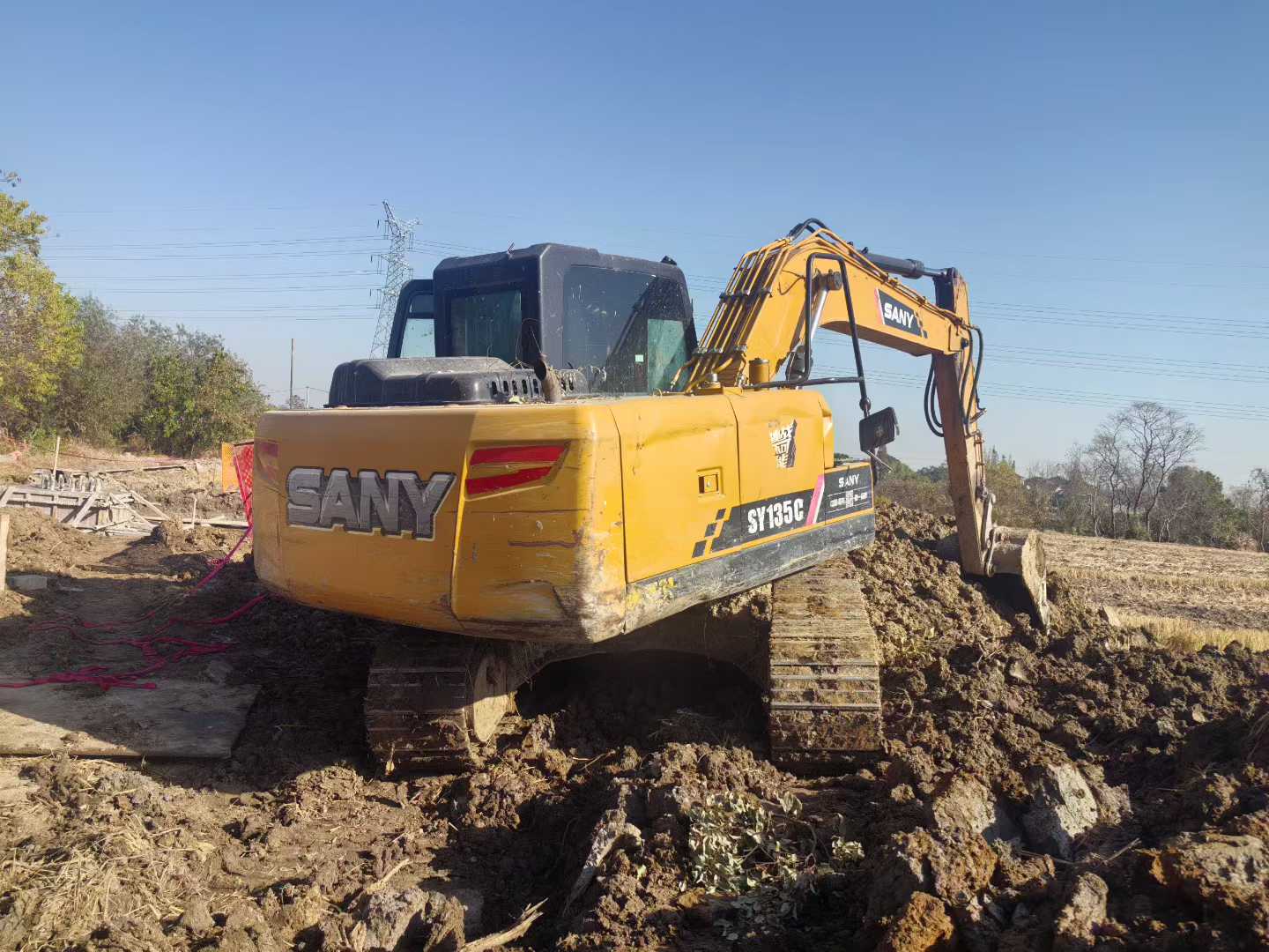 Used Sany SY135 Excavator 2021 Model / 2