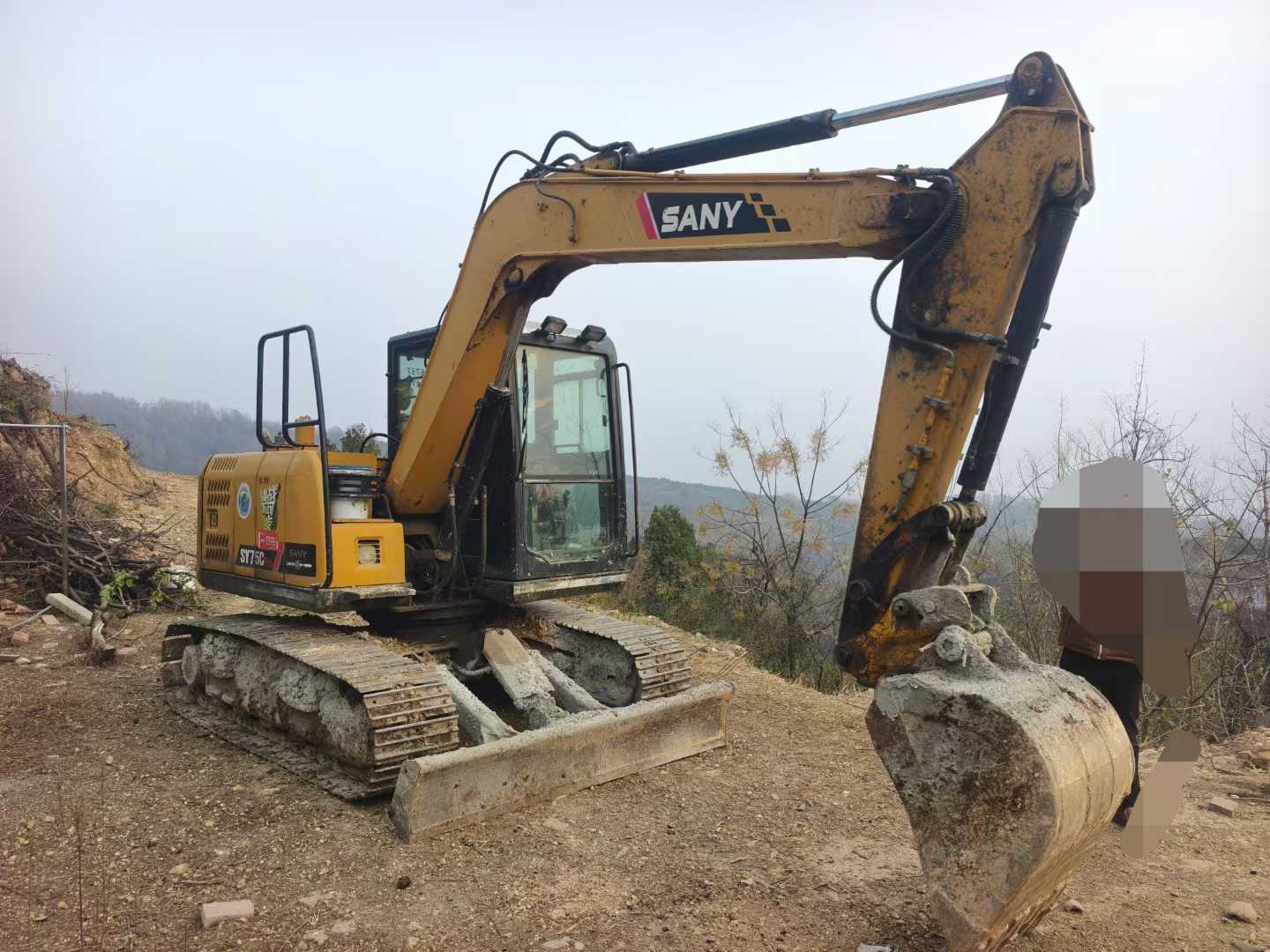 Used Sany SY75 Excavator 2016 Model / 4