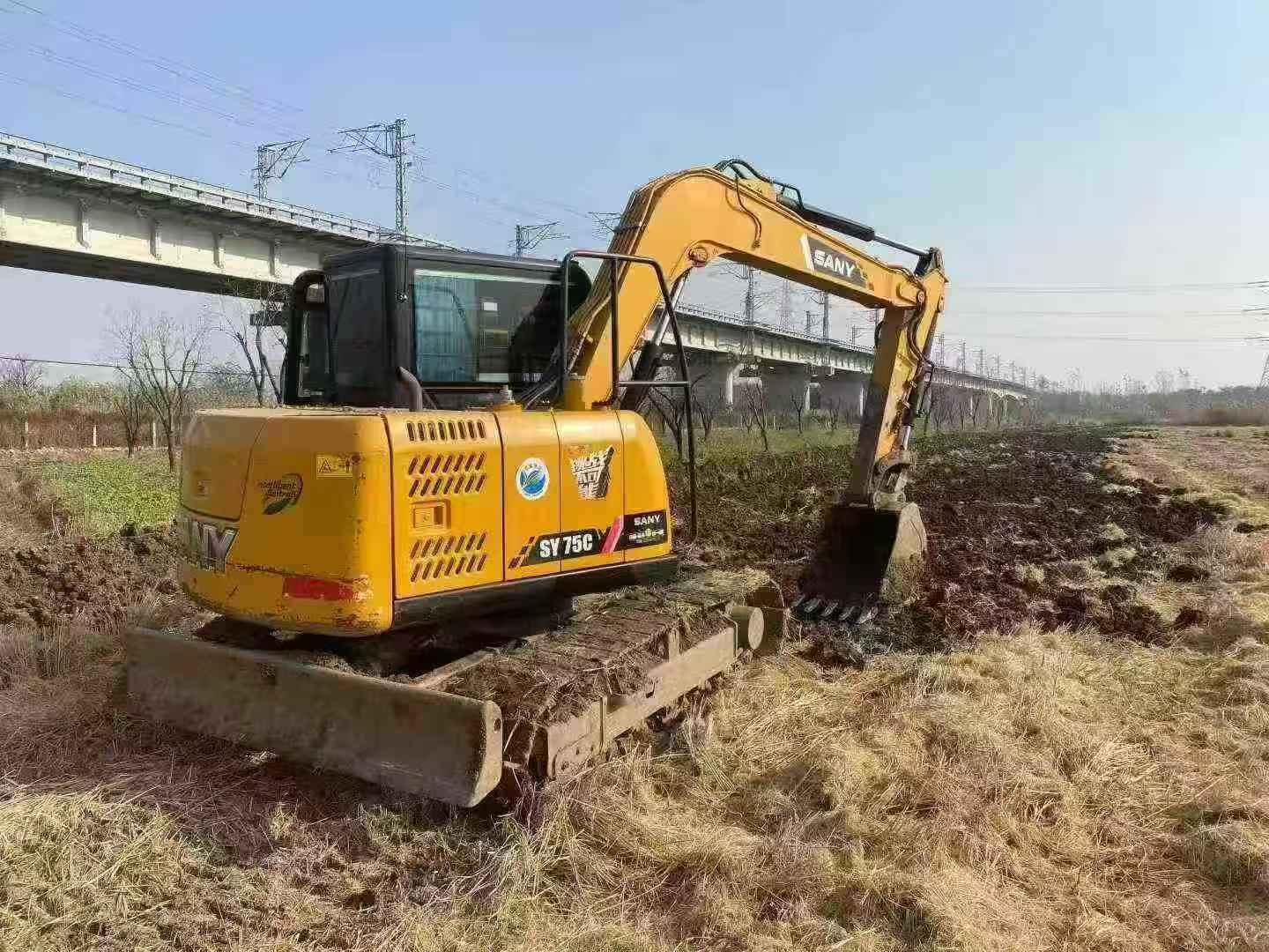 Used Sany SY75 Excavator 2020 Model / 2