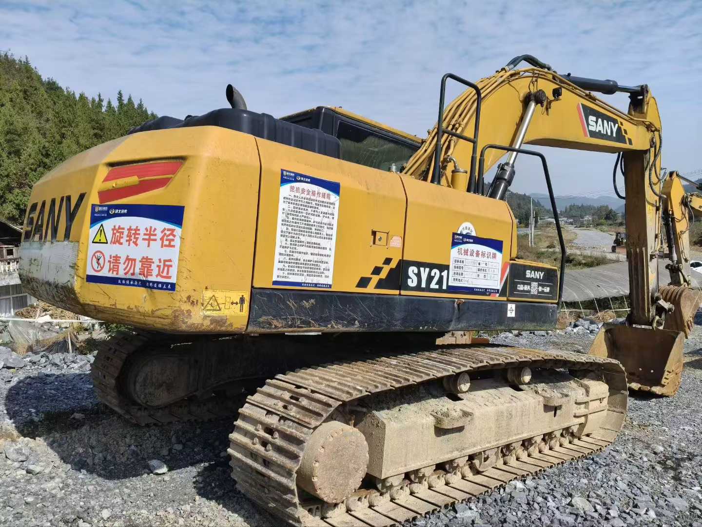 Used Sany SY215W Excavator 2021 Model / 8