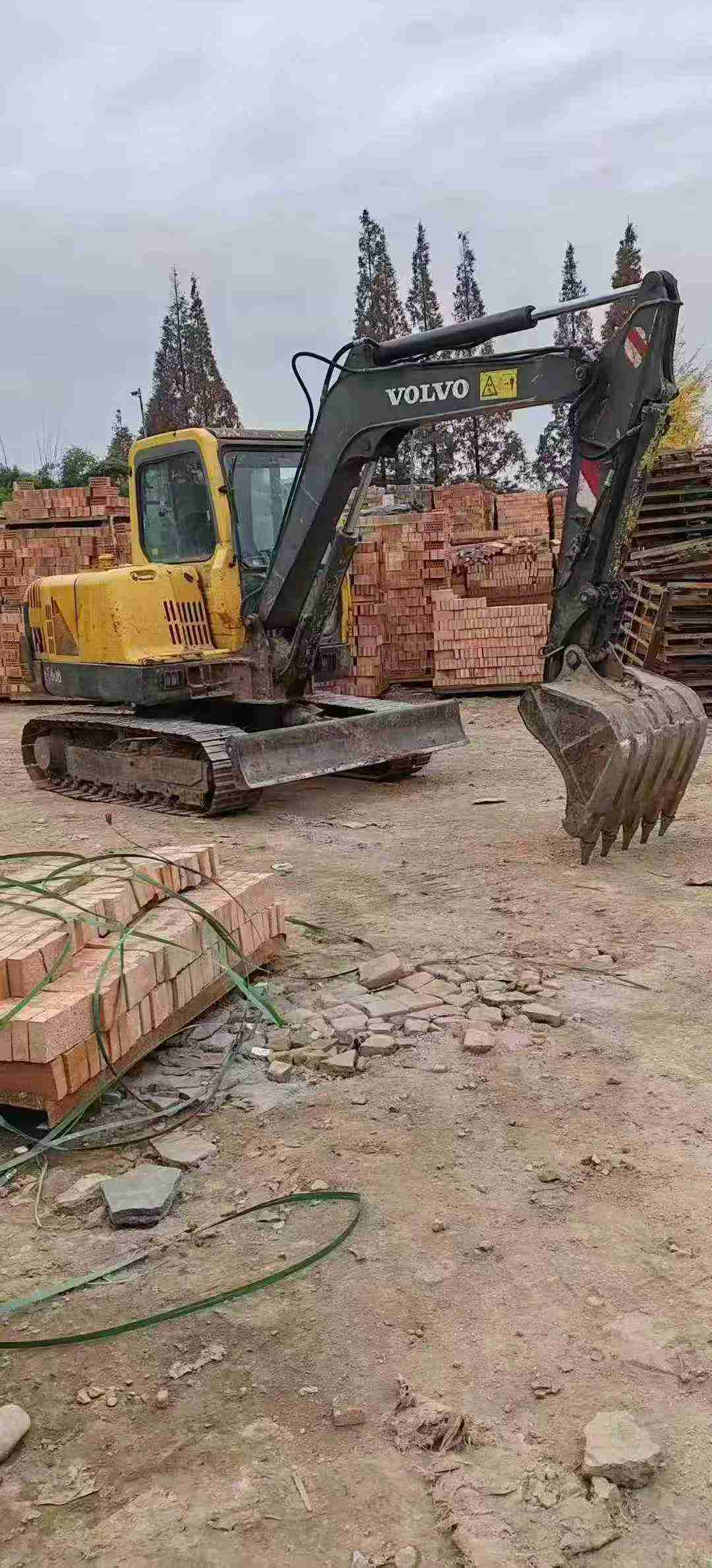 Used Volvo EW55 Excavator 2016 Model