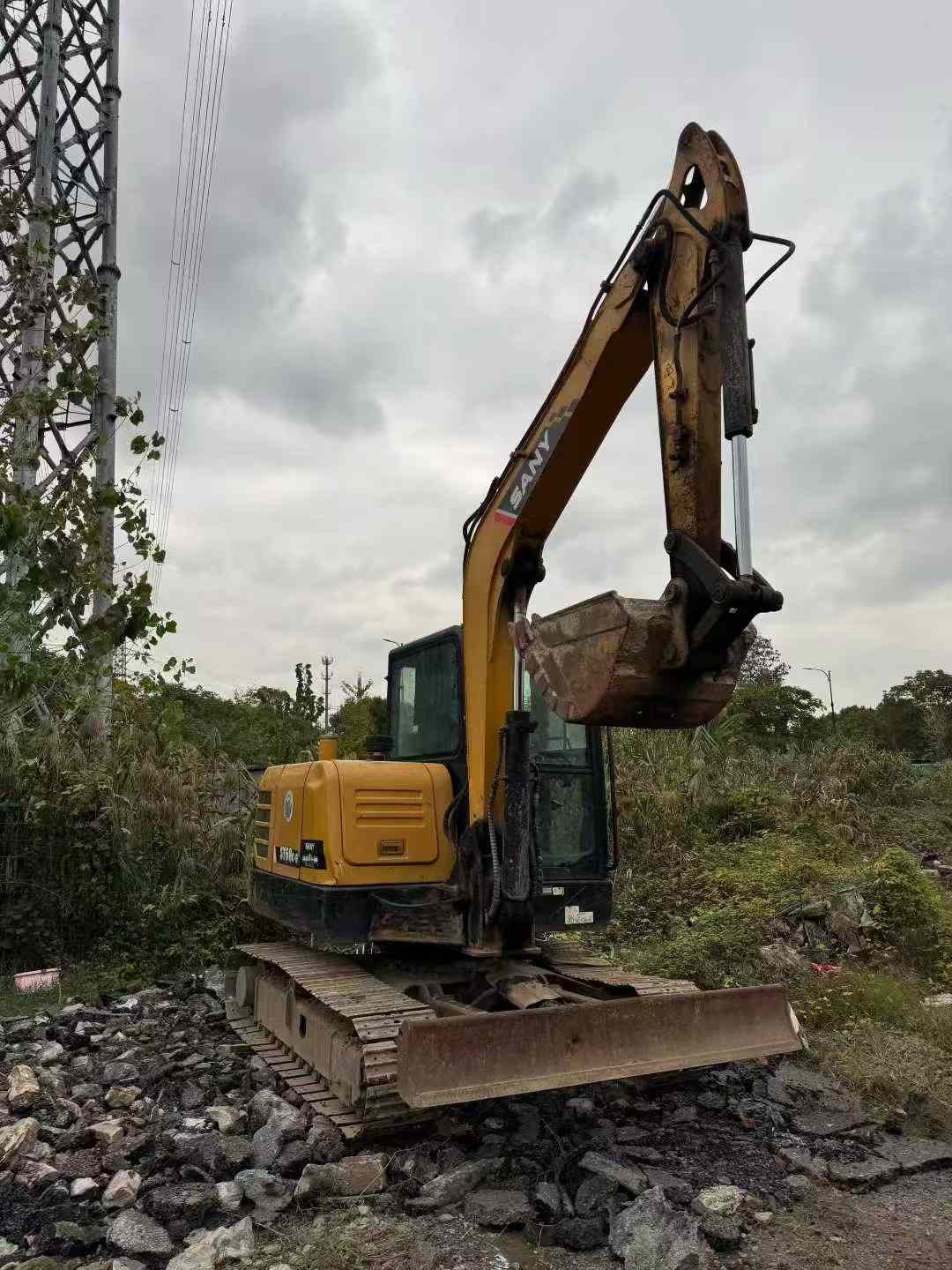 Used Sany SY55 Excavator 2018 Model / 2